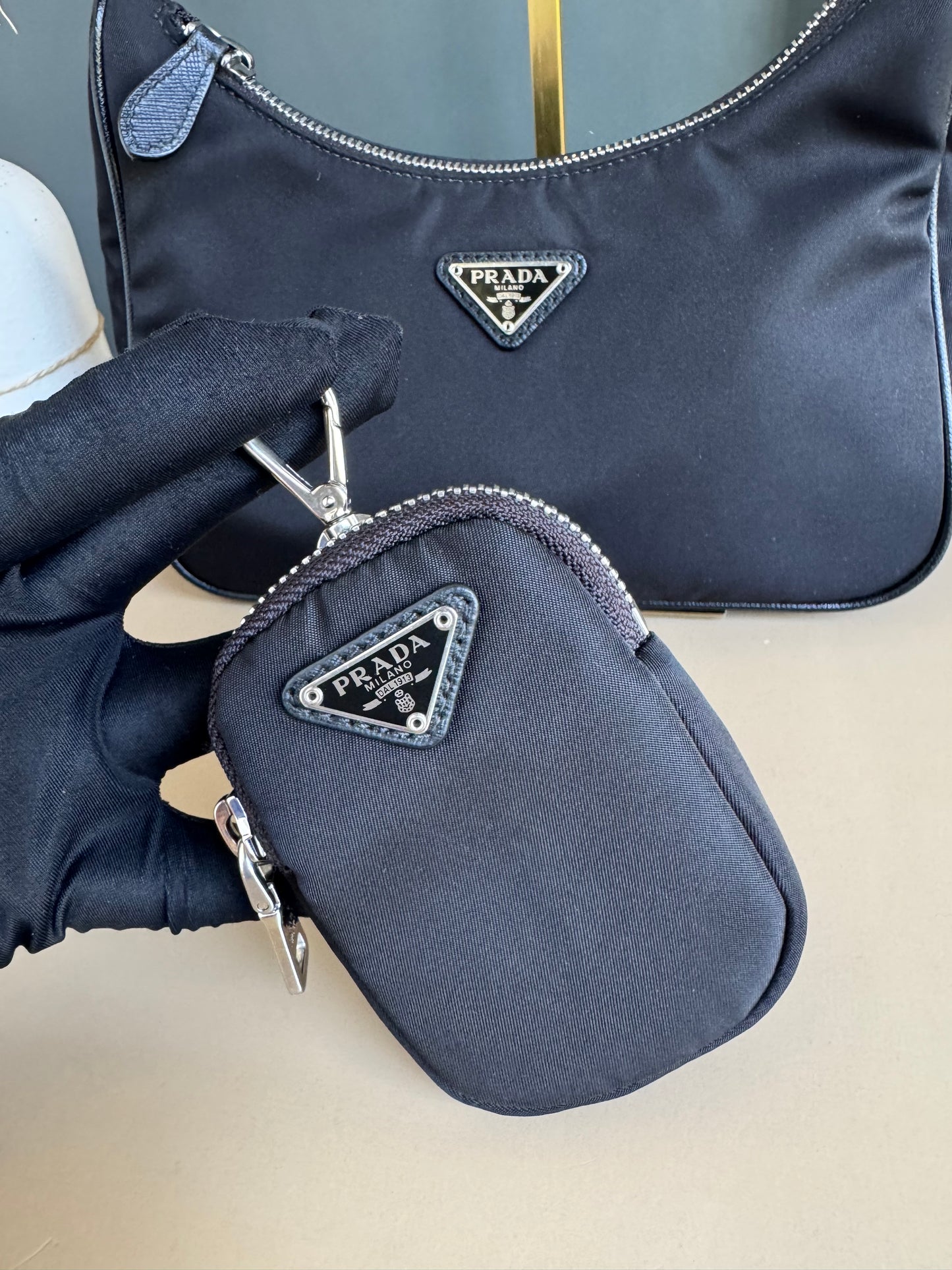 PRADA MULTI POCHETTE NYLON