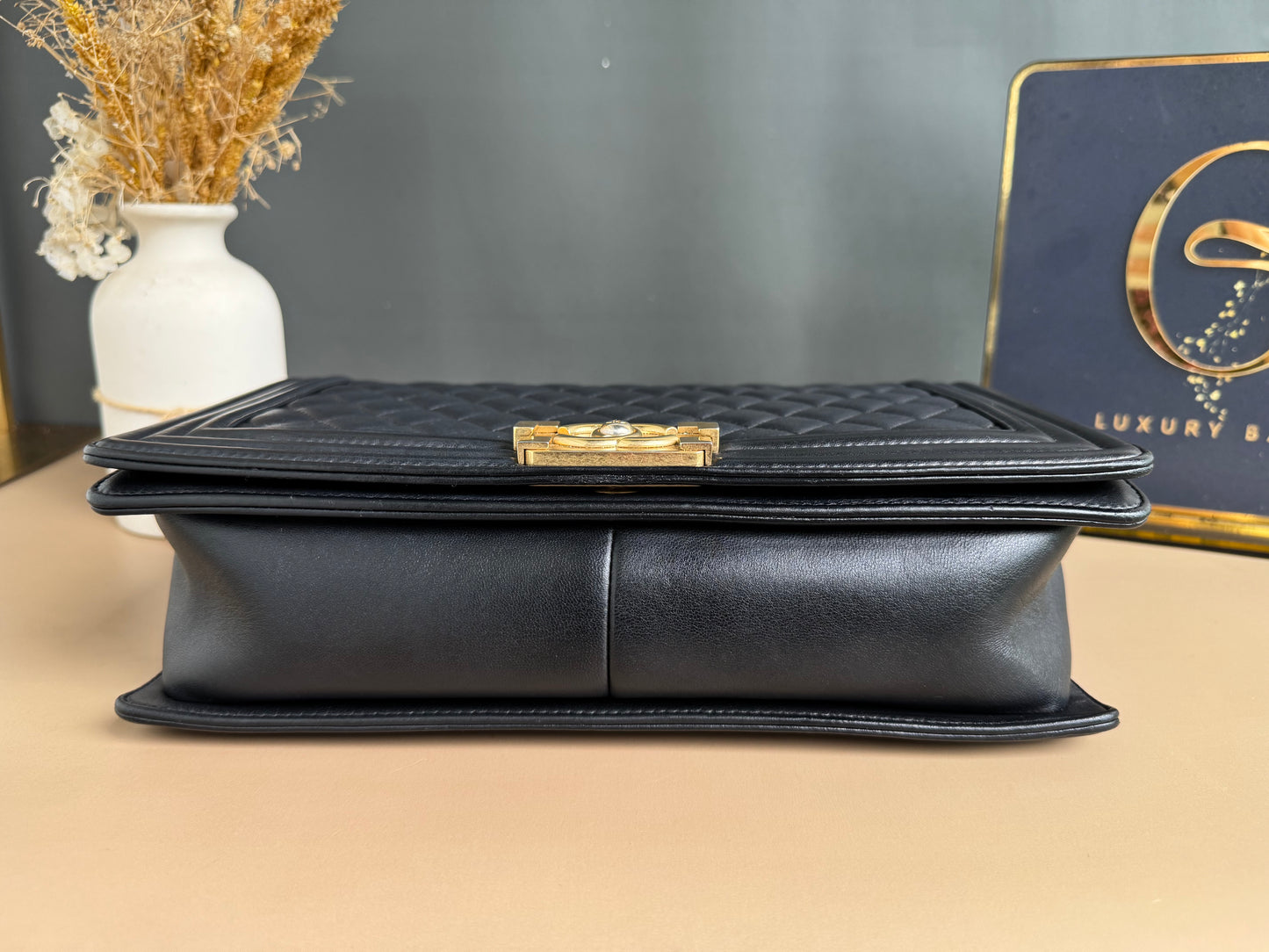 CHANEL LE BOY NEW MEDIUM LAMBSKIN