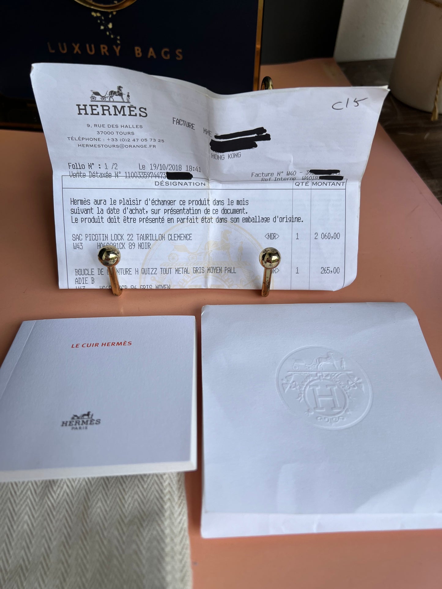 HERMES PICOTIN 22