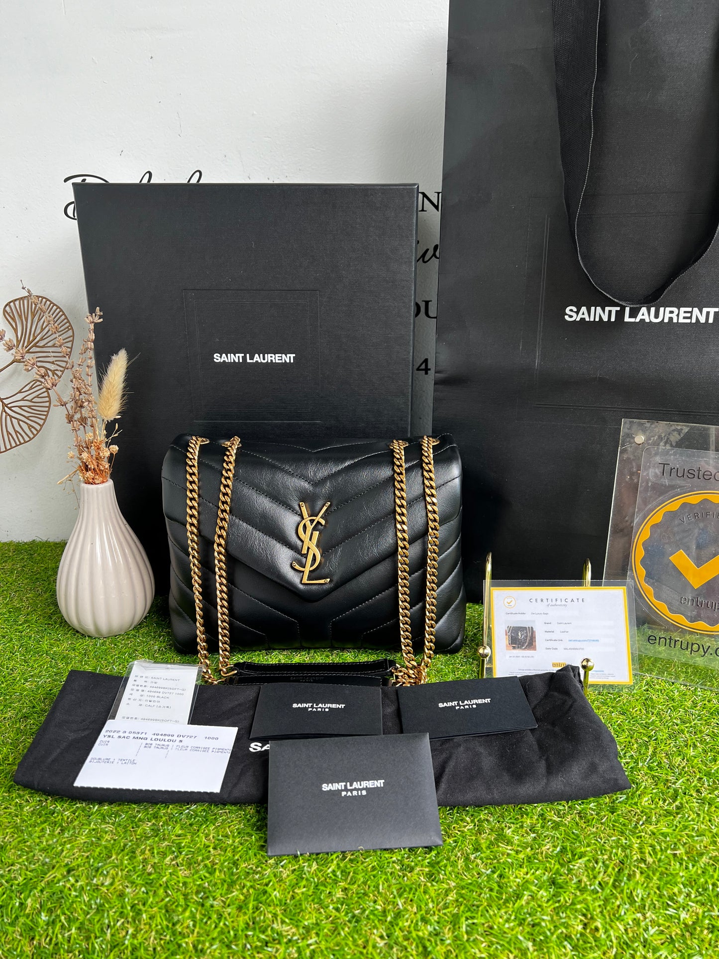 YSL SAINT LAURENT SMALL LOU