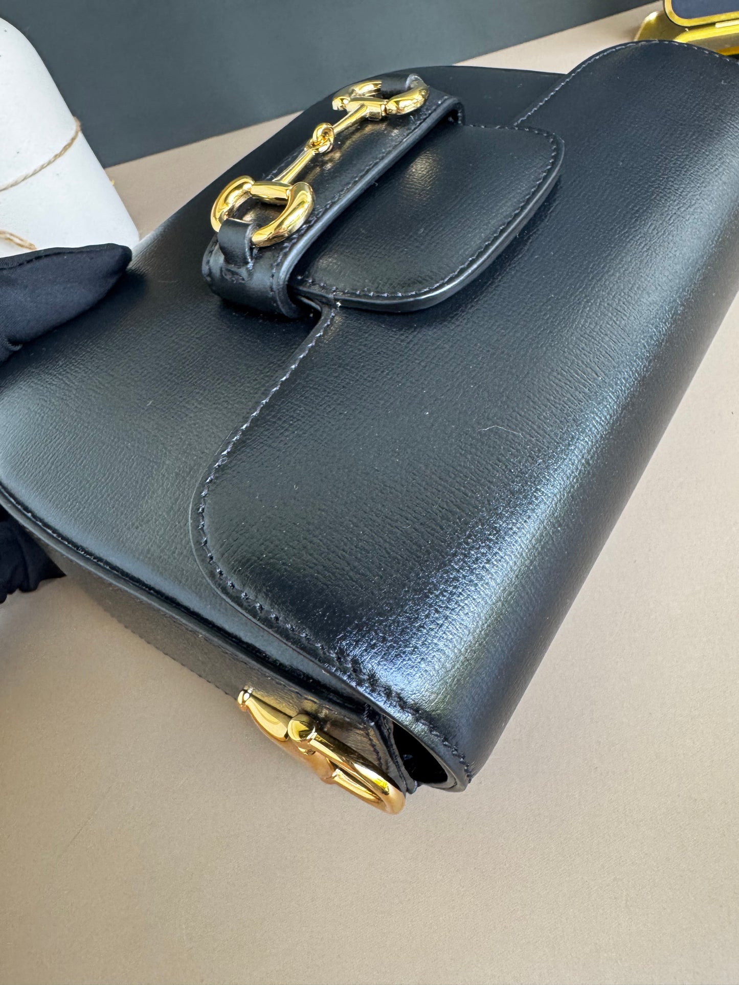 GUCCI HORSEBIT MINI LEATHER