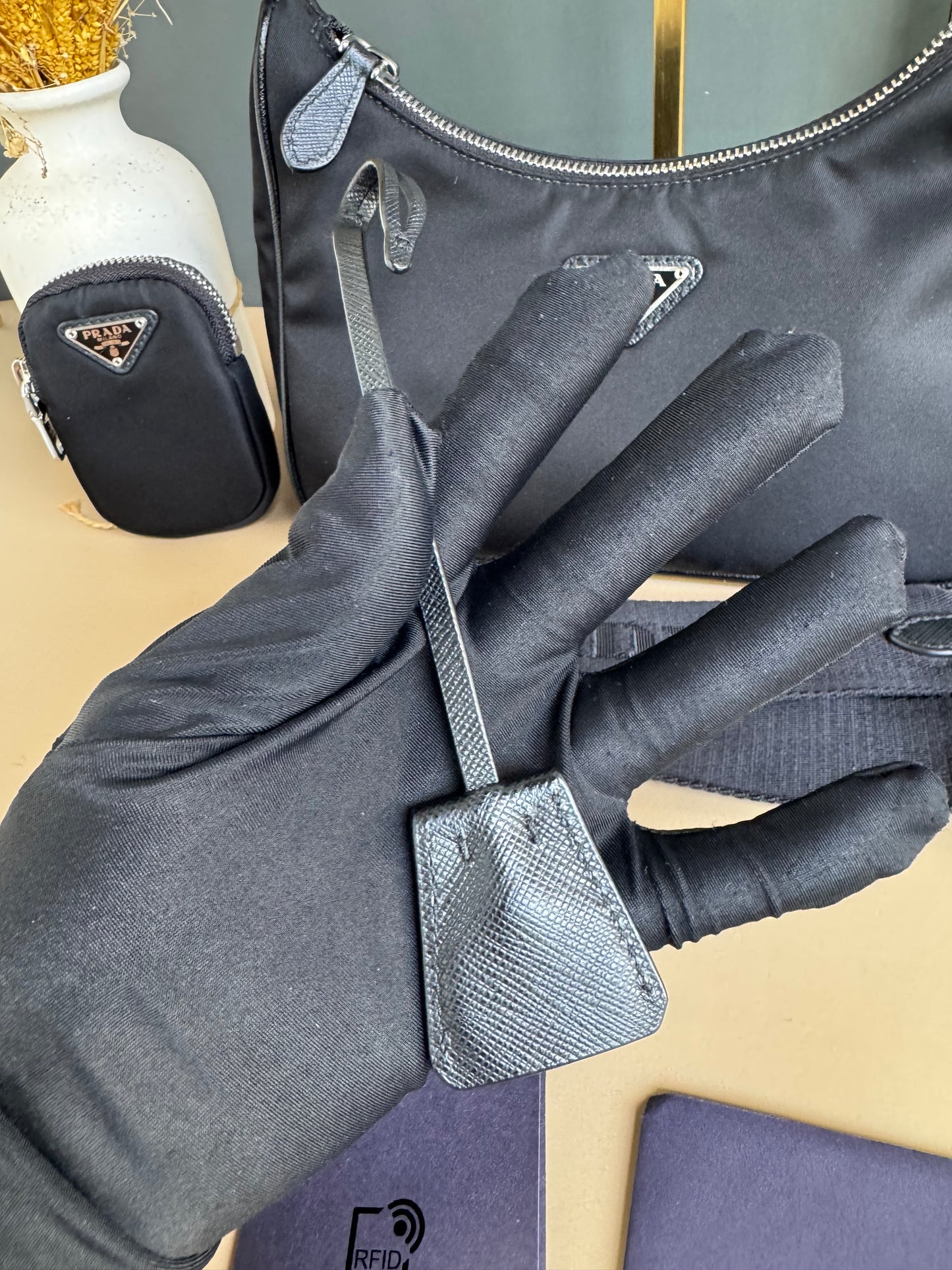 PRADA MULTI POCHETTE NYLON