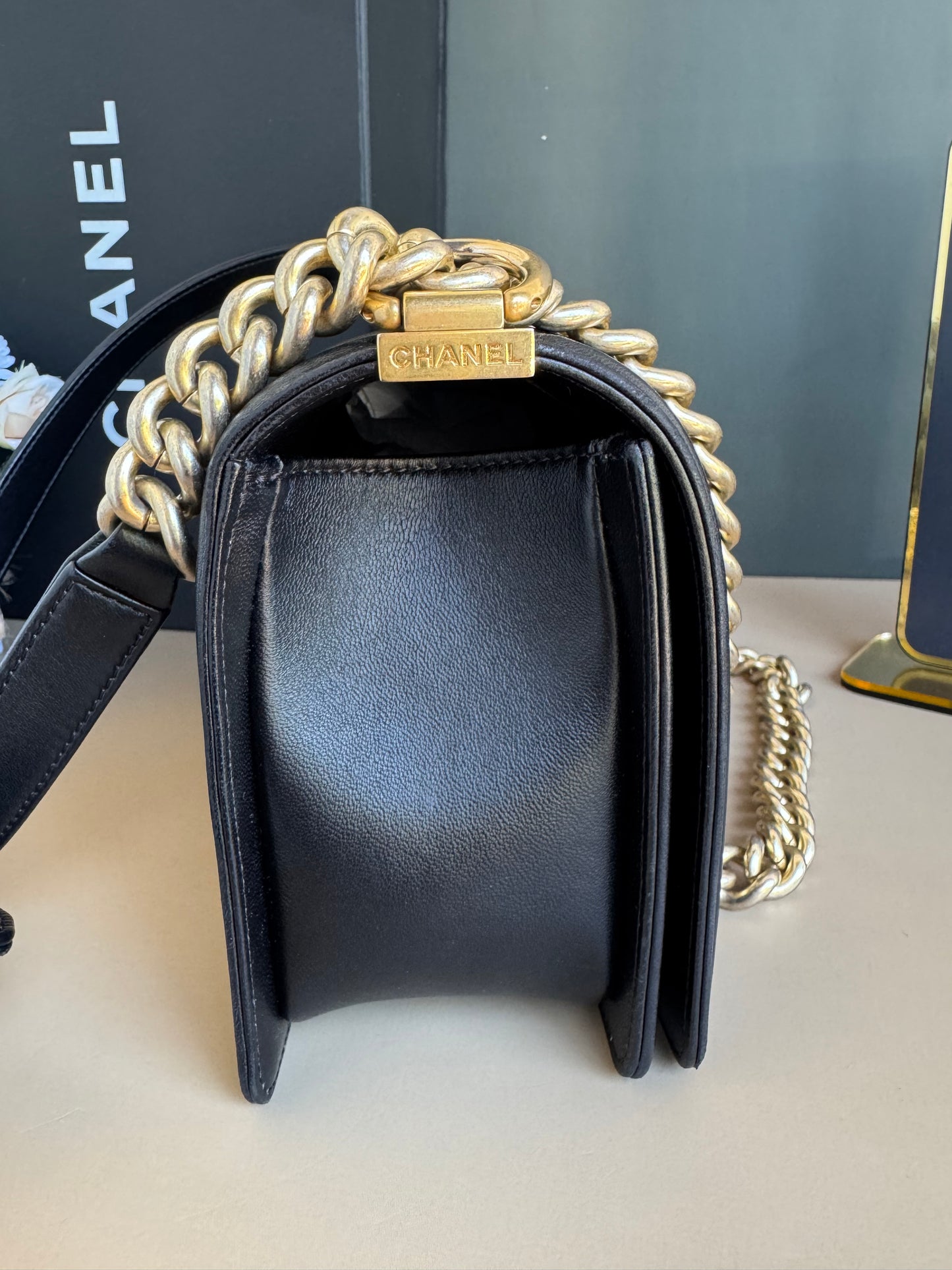 CHANEL LE BOY OLD MEDIUM