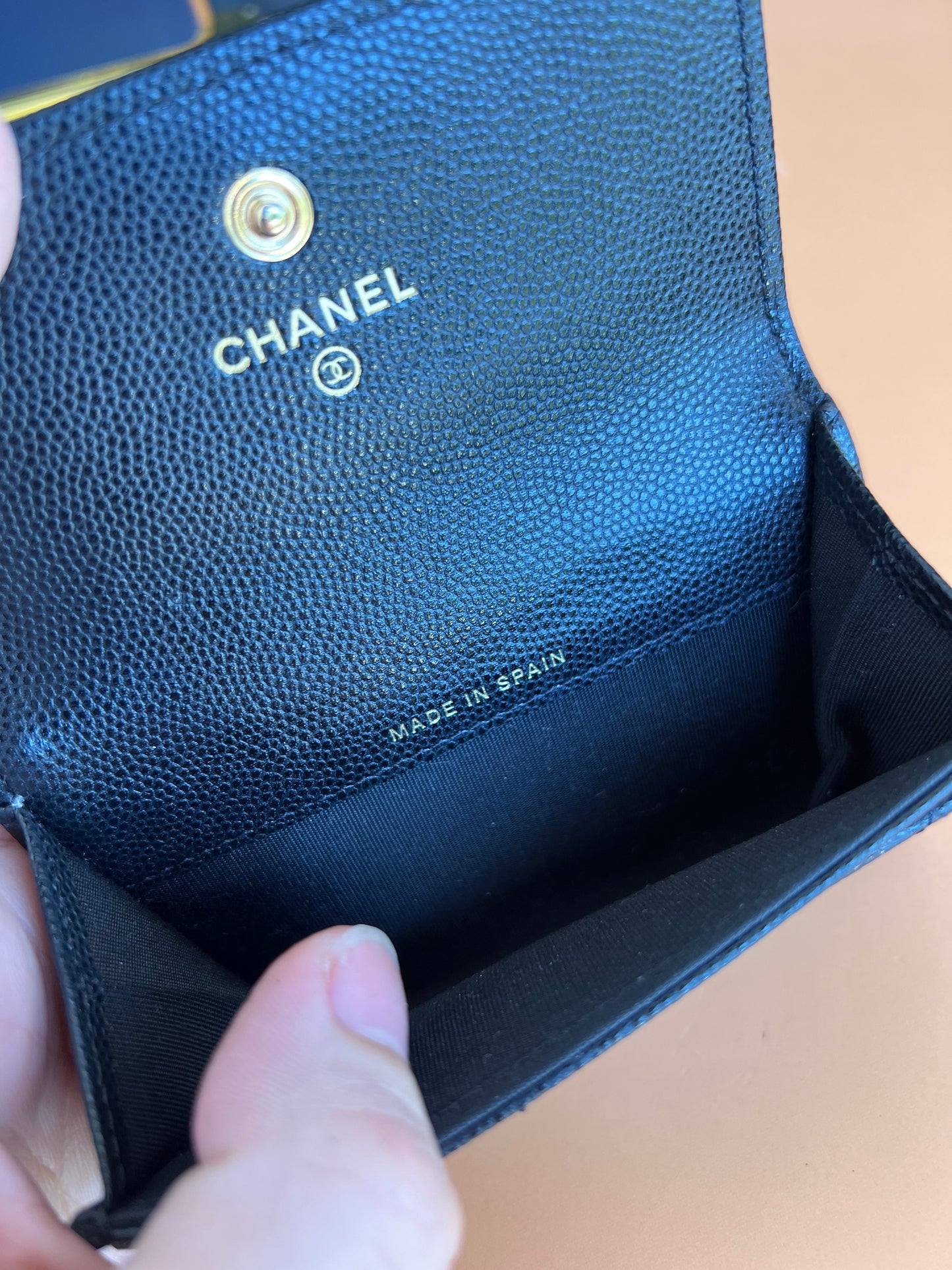 CHANEL LE BOY CARD HOLDER