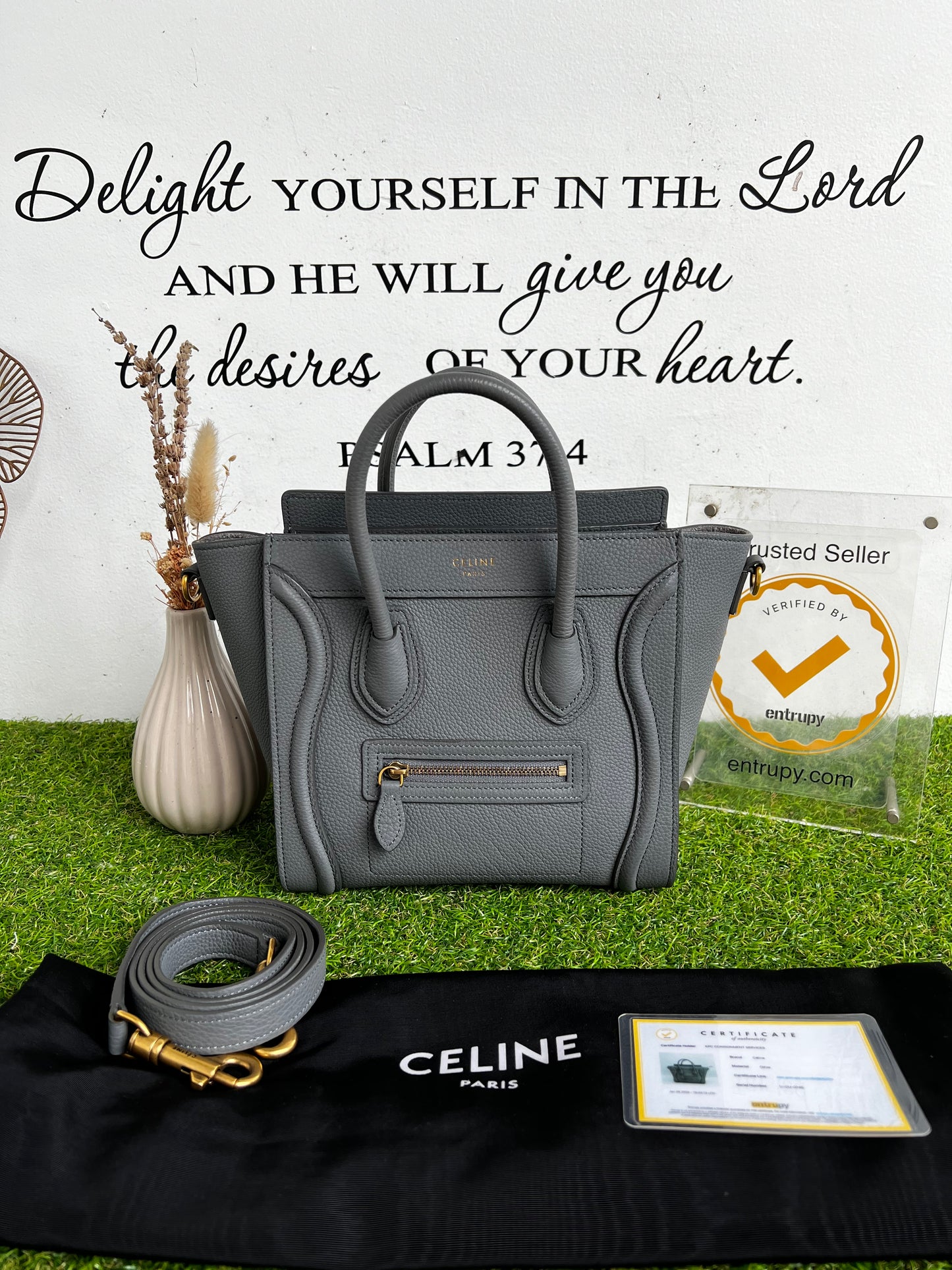 CELINE NANO LUGGAGE KOHL