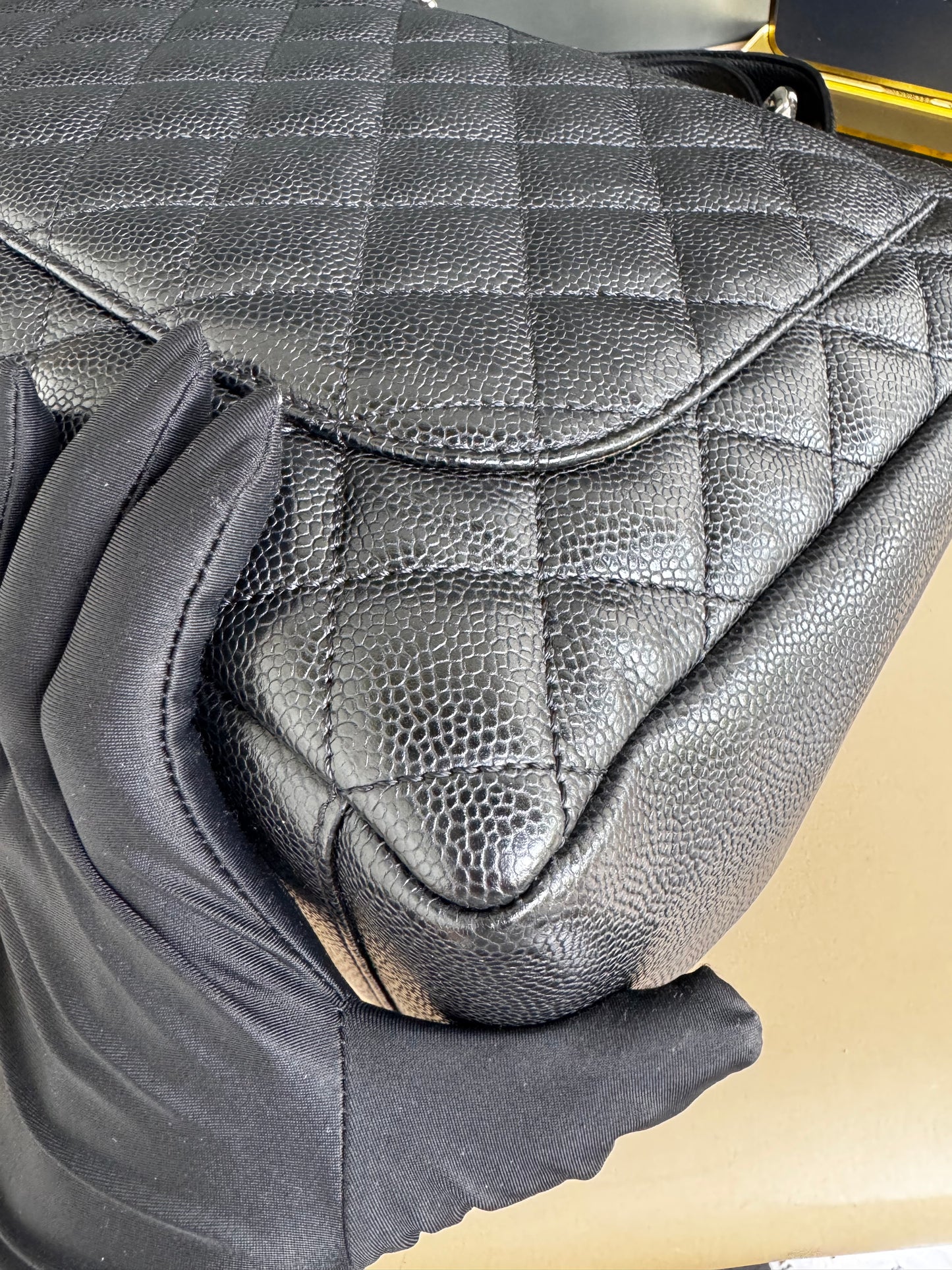 CHANEL GST BLACK