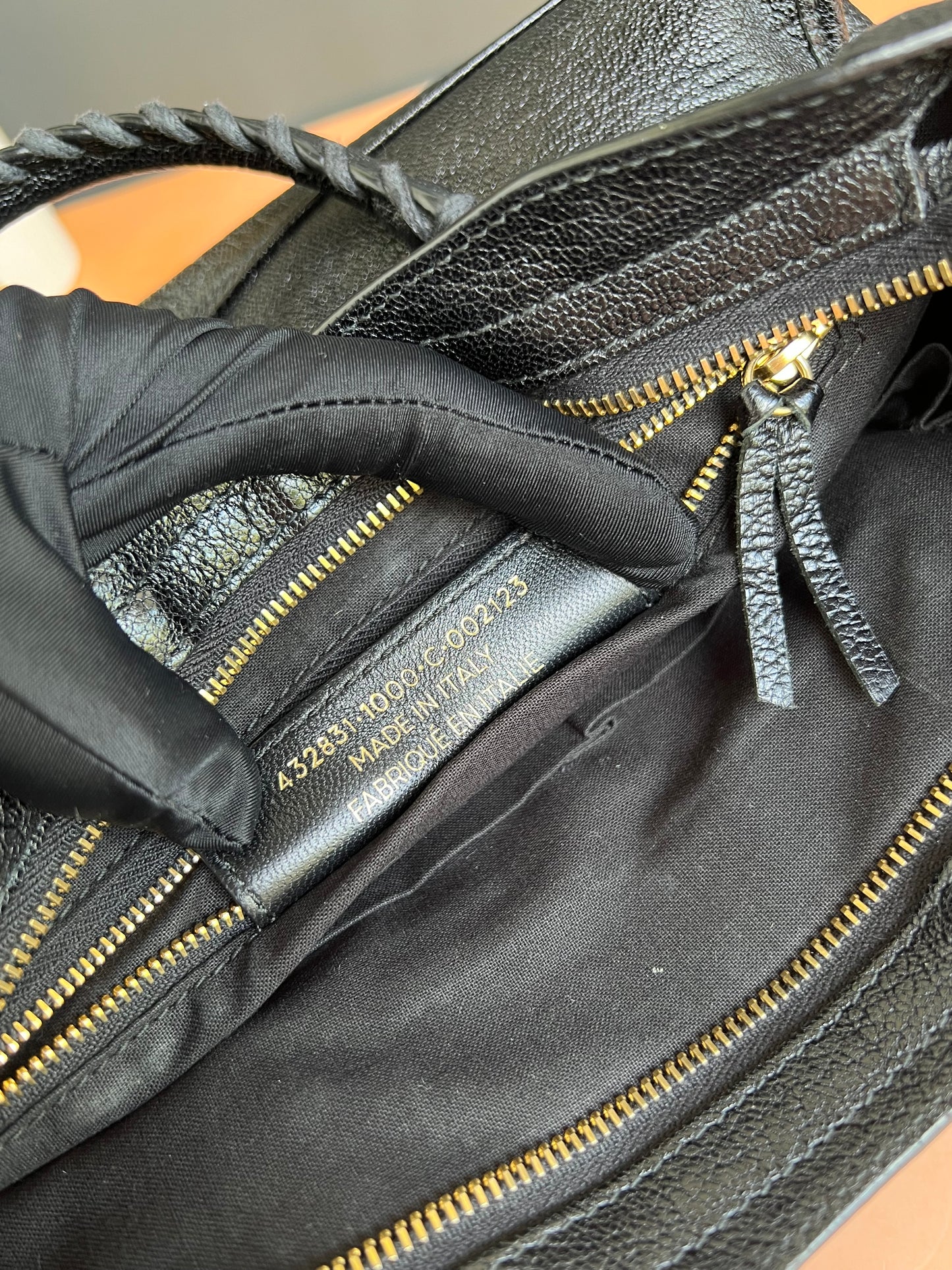 BALENCIAGA SMALL METALLIC EDGE