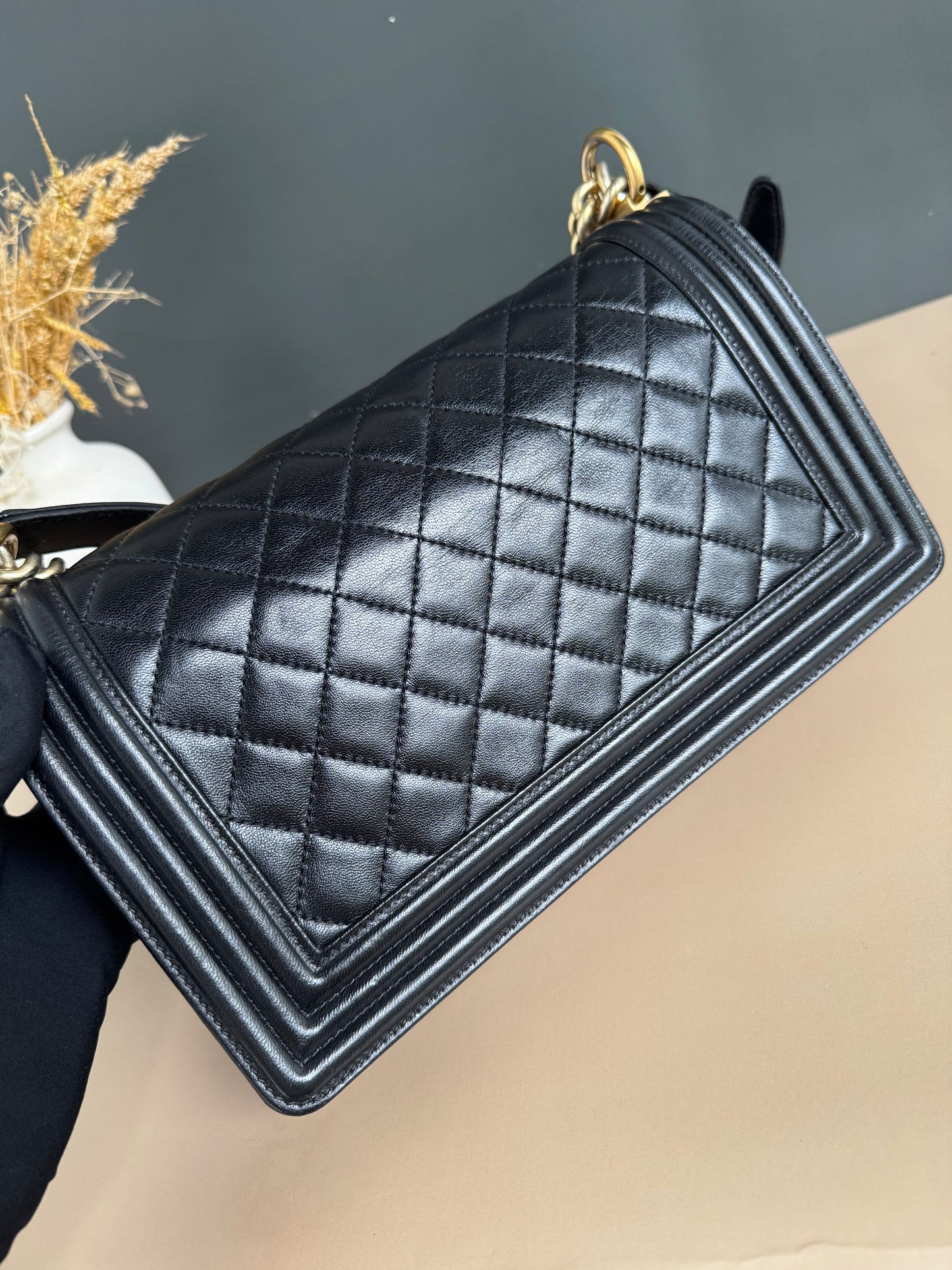CHANEL LE BOY OLD MEDIUM