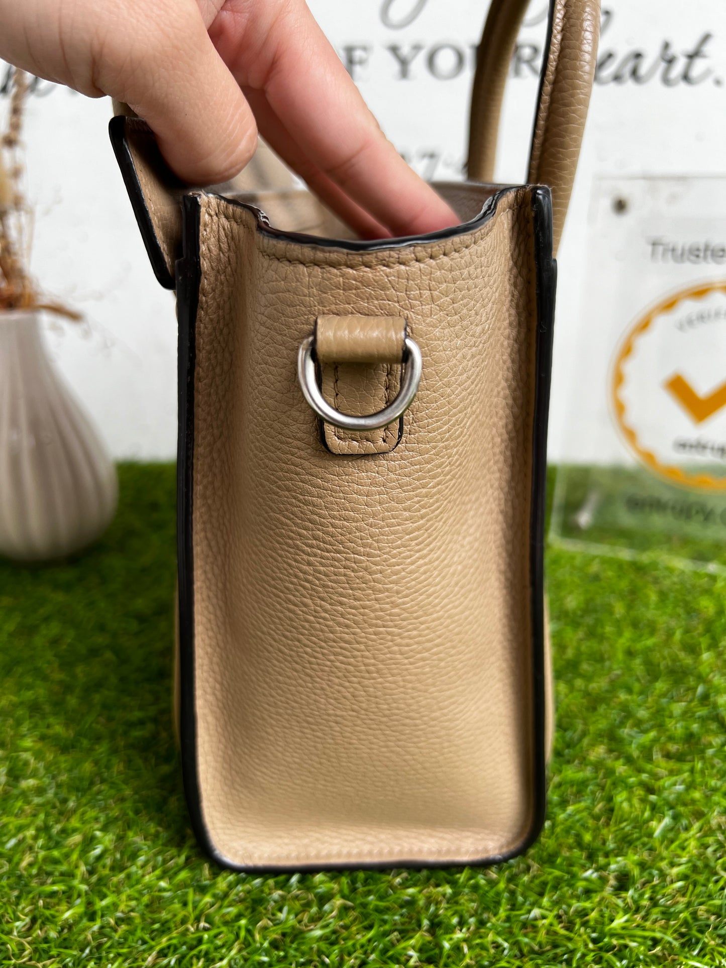 CELINE NANO LUGGAGE BEIGE