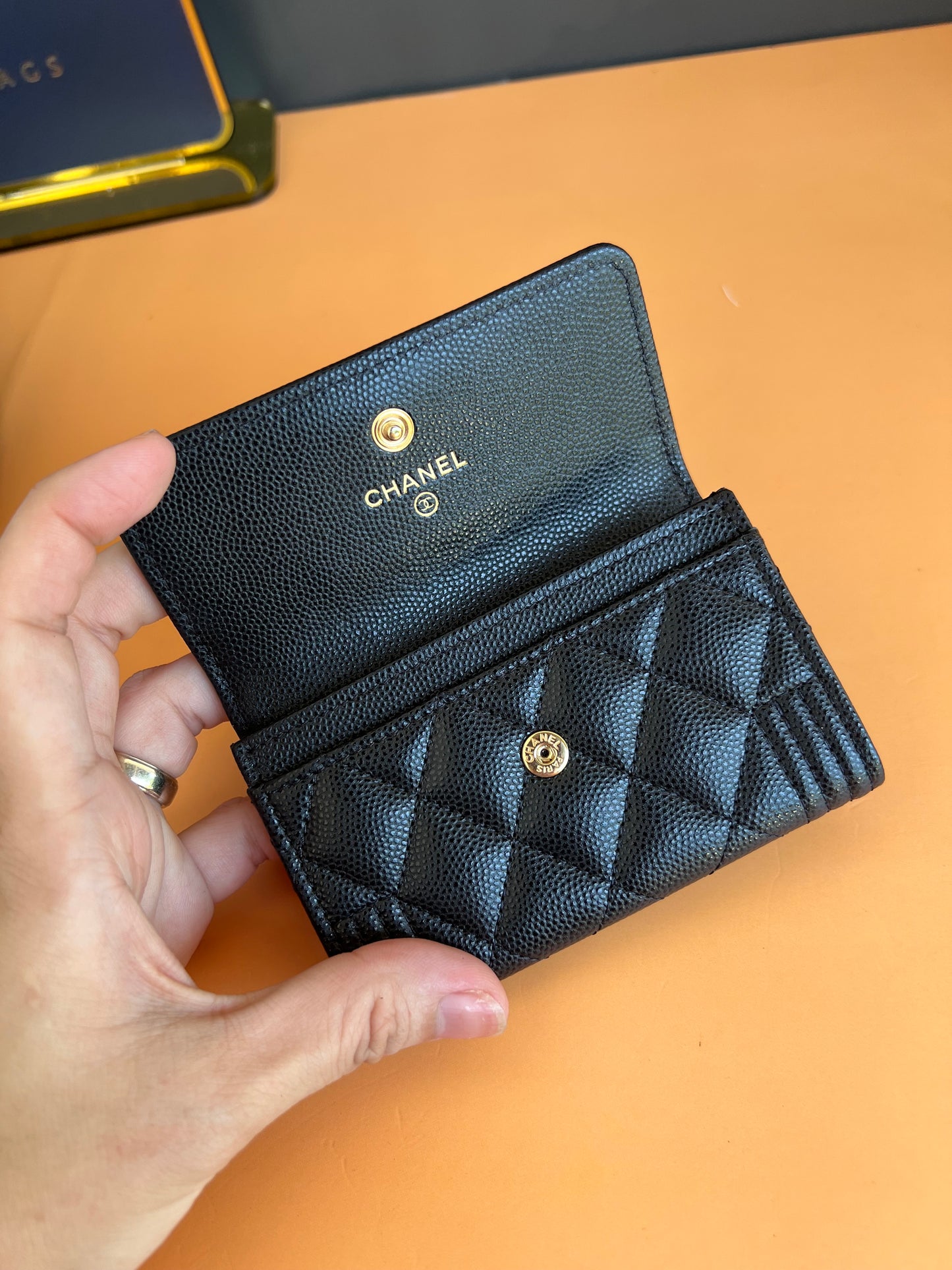 CHANEL LE BOY CARD HOLDER