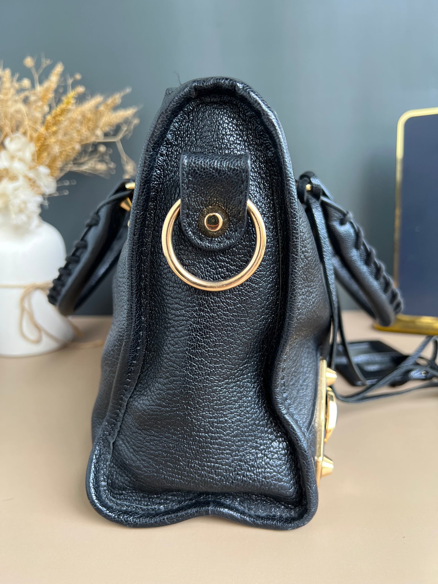 BALENCIAGA SMALL METALLIC EDGE