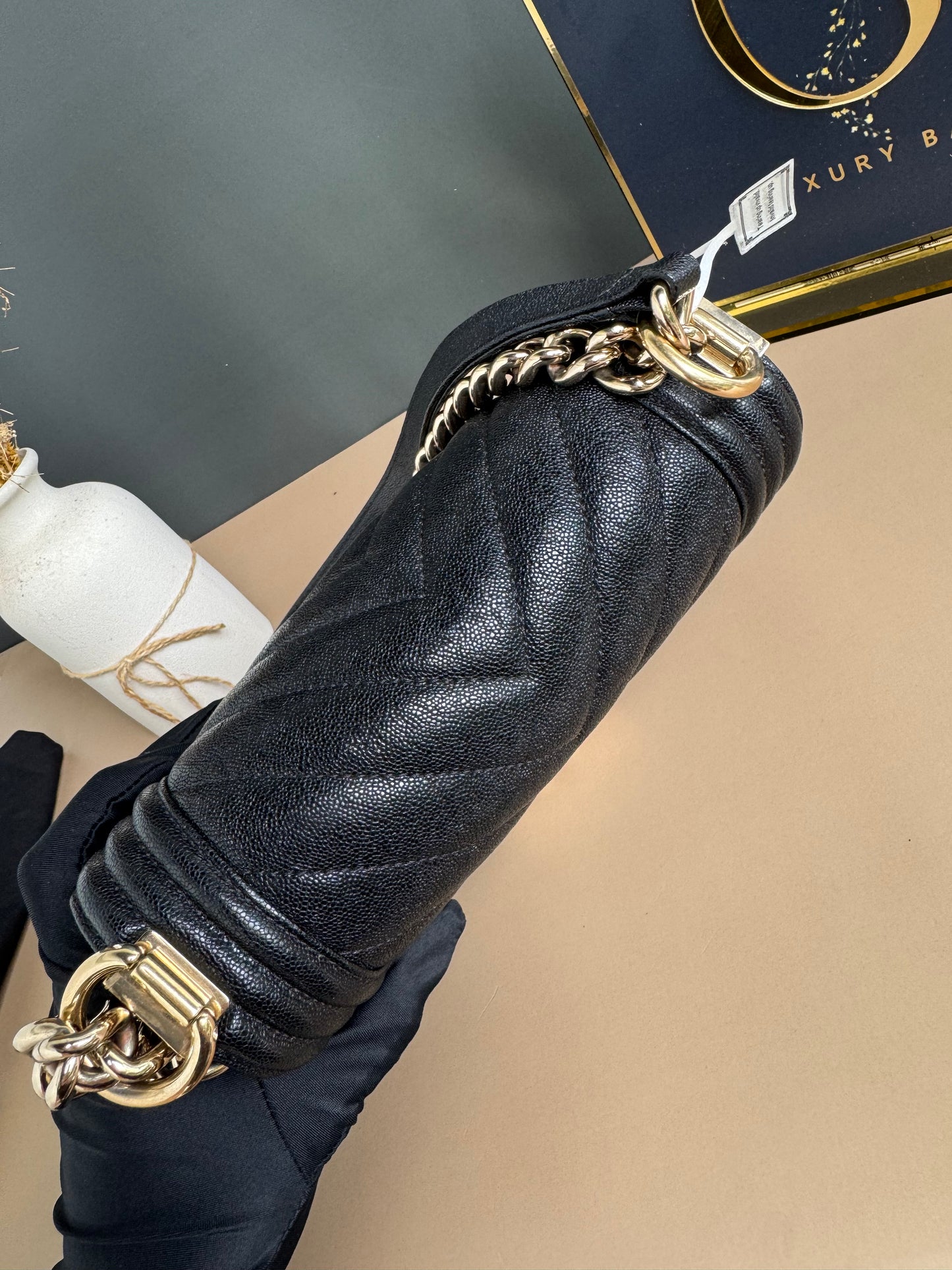 CHANEL LE BOY SMALL CAVIAR