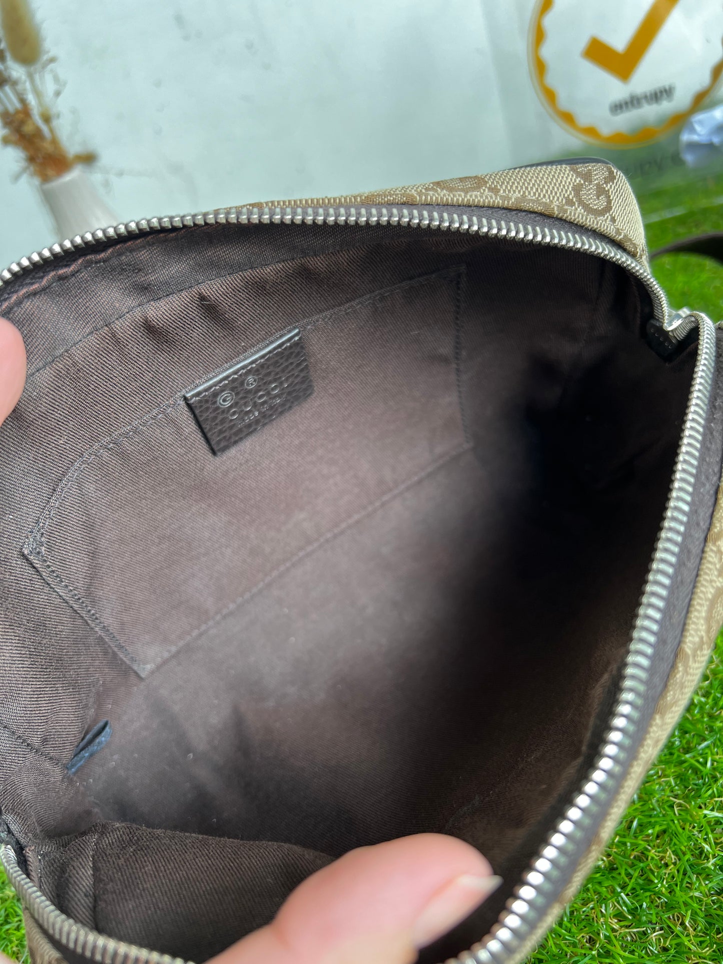 GUCCI CANVAS BELTBAG