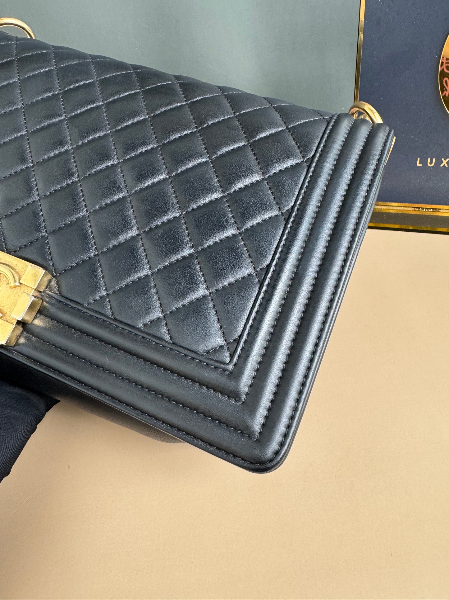 CHANEL LE BOY NEW MEDIUM LAMBSKIN