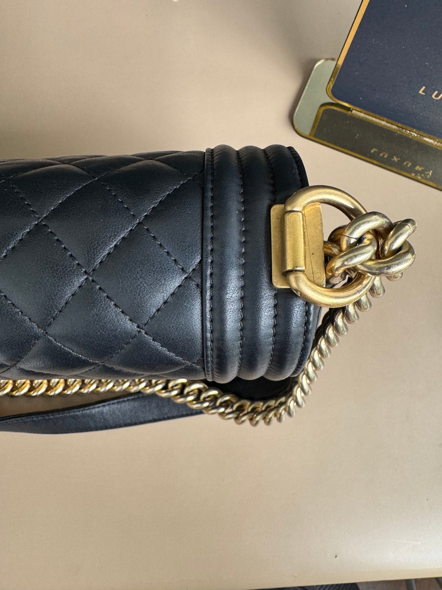CHANEL LE BOY NEW MEDIUM LAMBSKIN