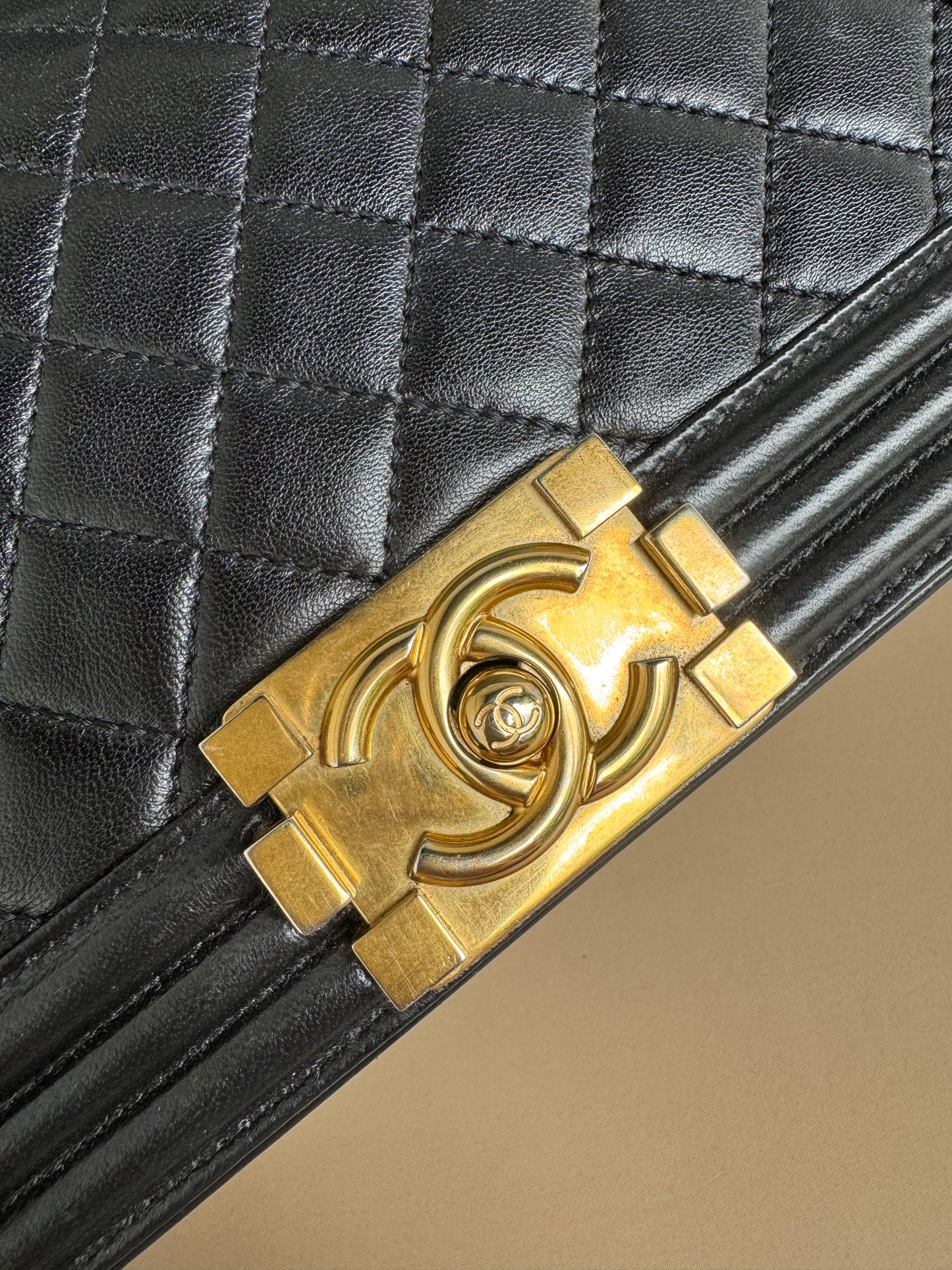 CHANEL LE BOY OLD MEDIUM
