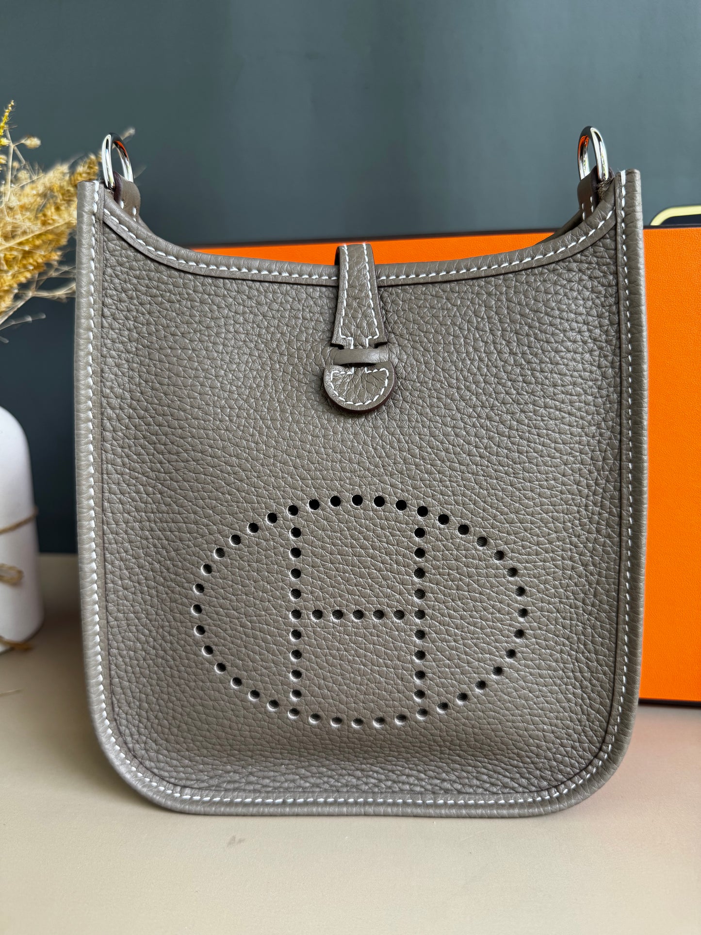 HERMES EVELYN TPM ETOUPE PHW