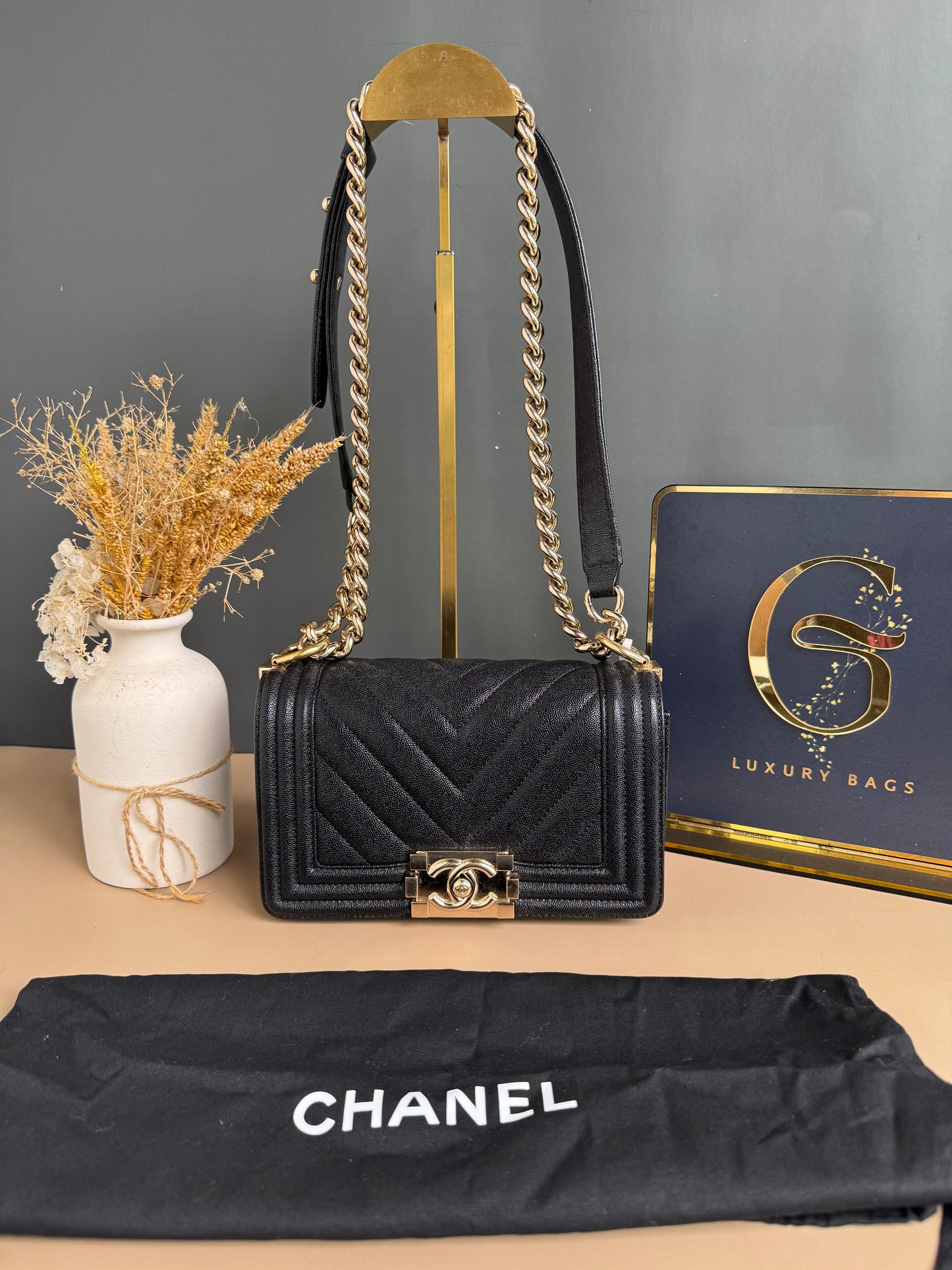 CHANEL LE BOY SMALL CAVIAR