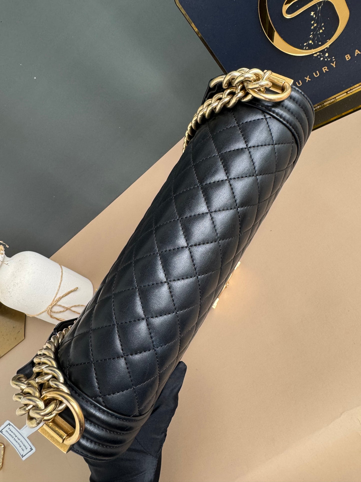CHANEL LE BOY NEW MEDIUM LAMBSKIN