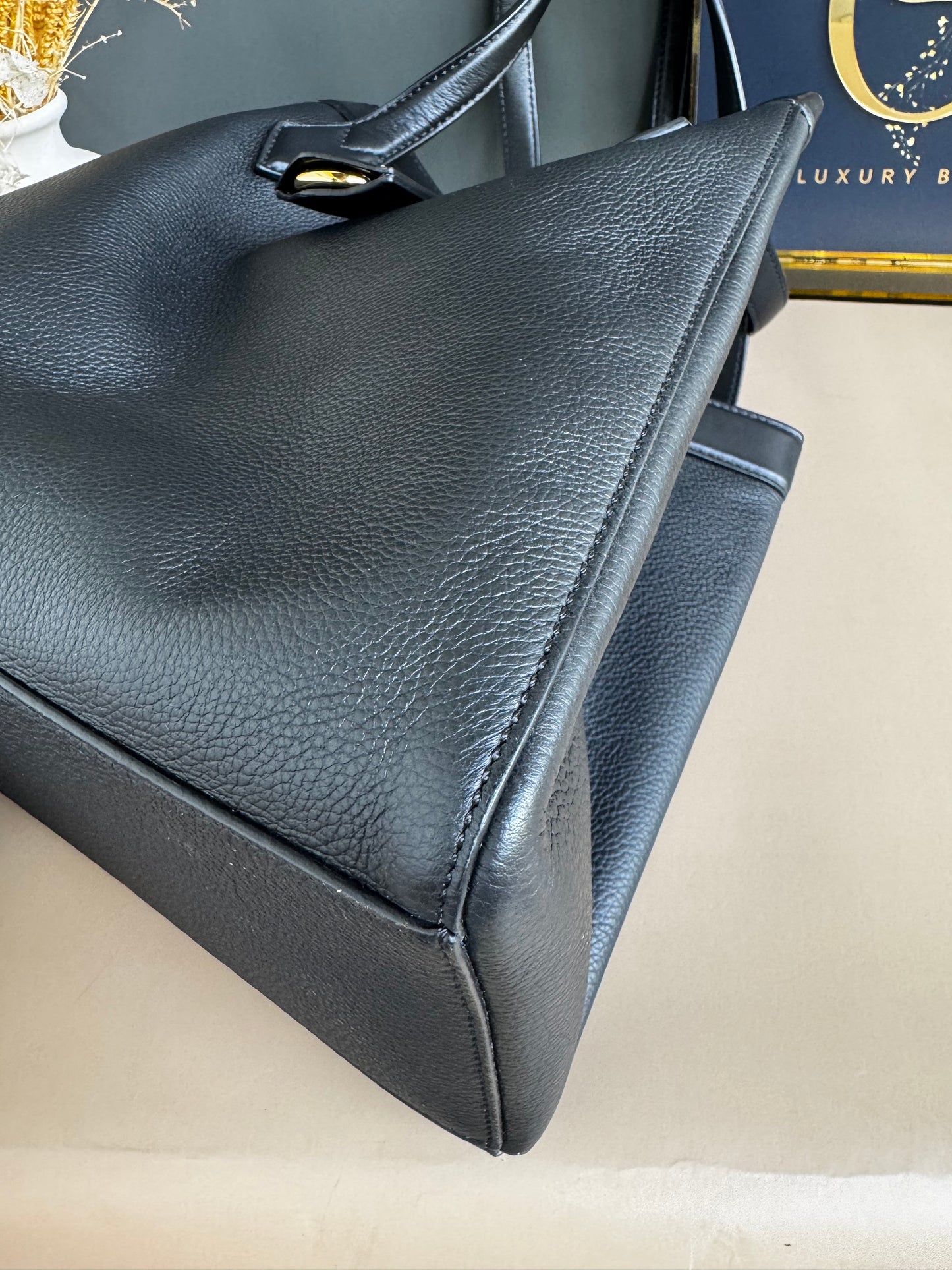 FENDI ORIGAMI MEDIUM LEATHER BAG