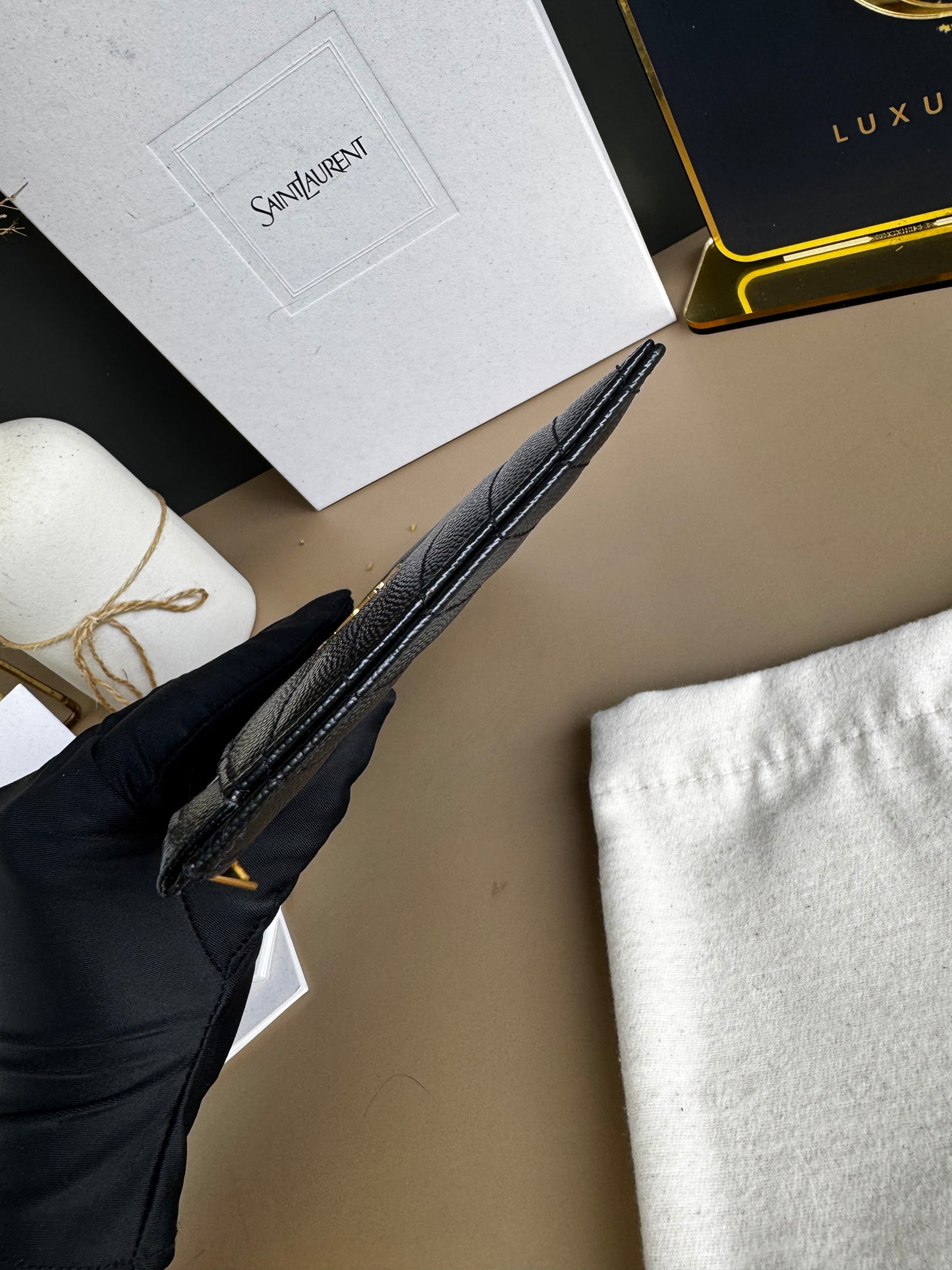 YSL LONG ZIPPY WALLET
