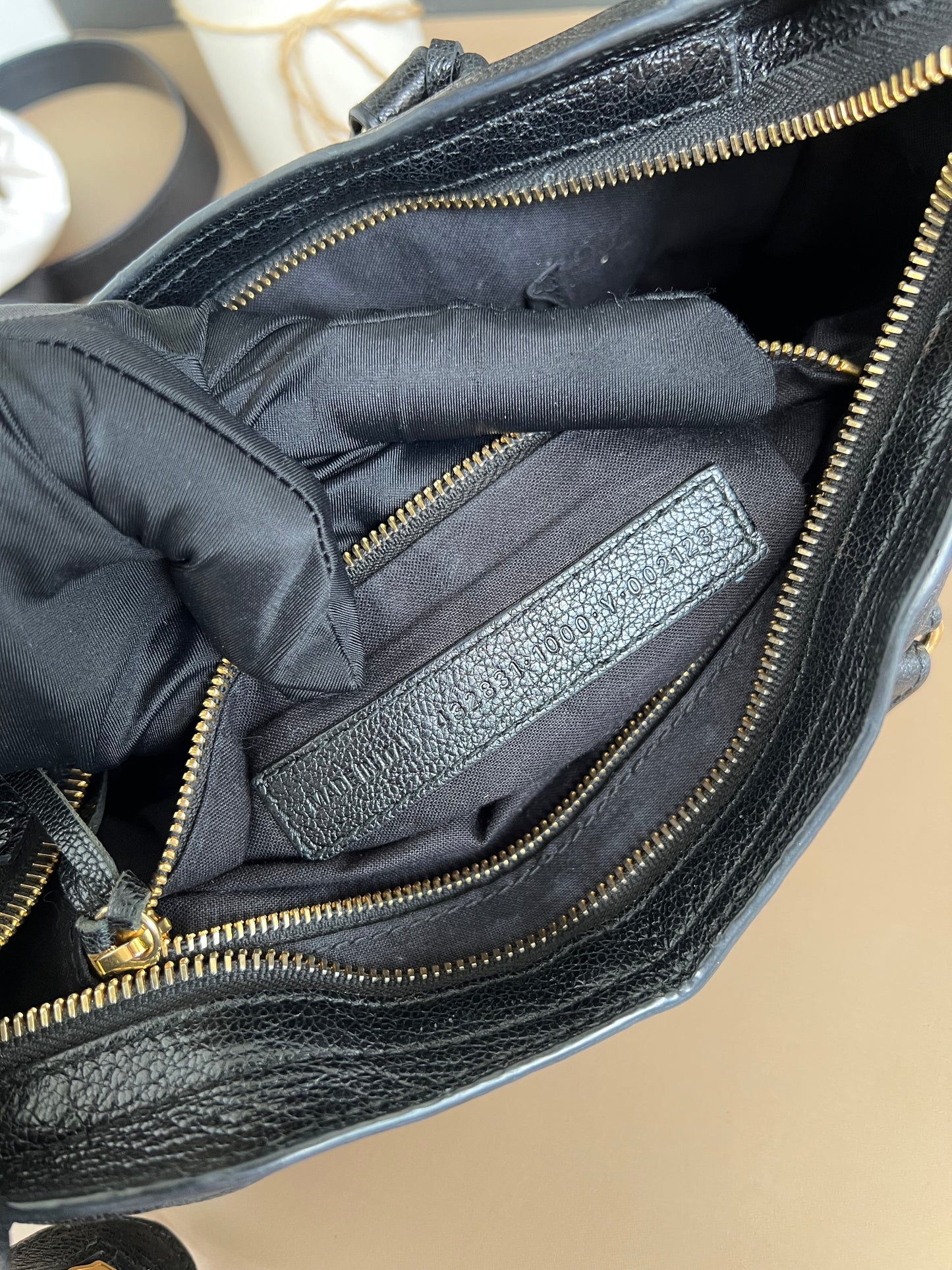 BALENCIAGA SMALL METALLIC EDGE