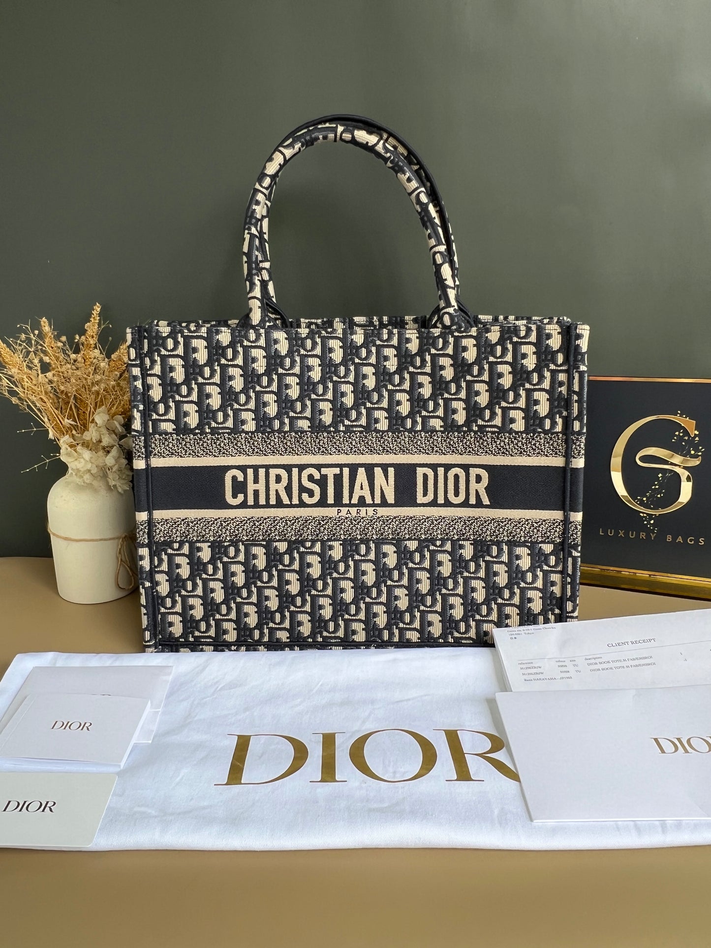 CHRISTIAN DIOR BOOKTOTE MEDIUM