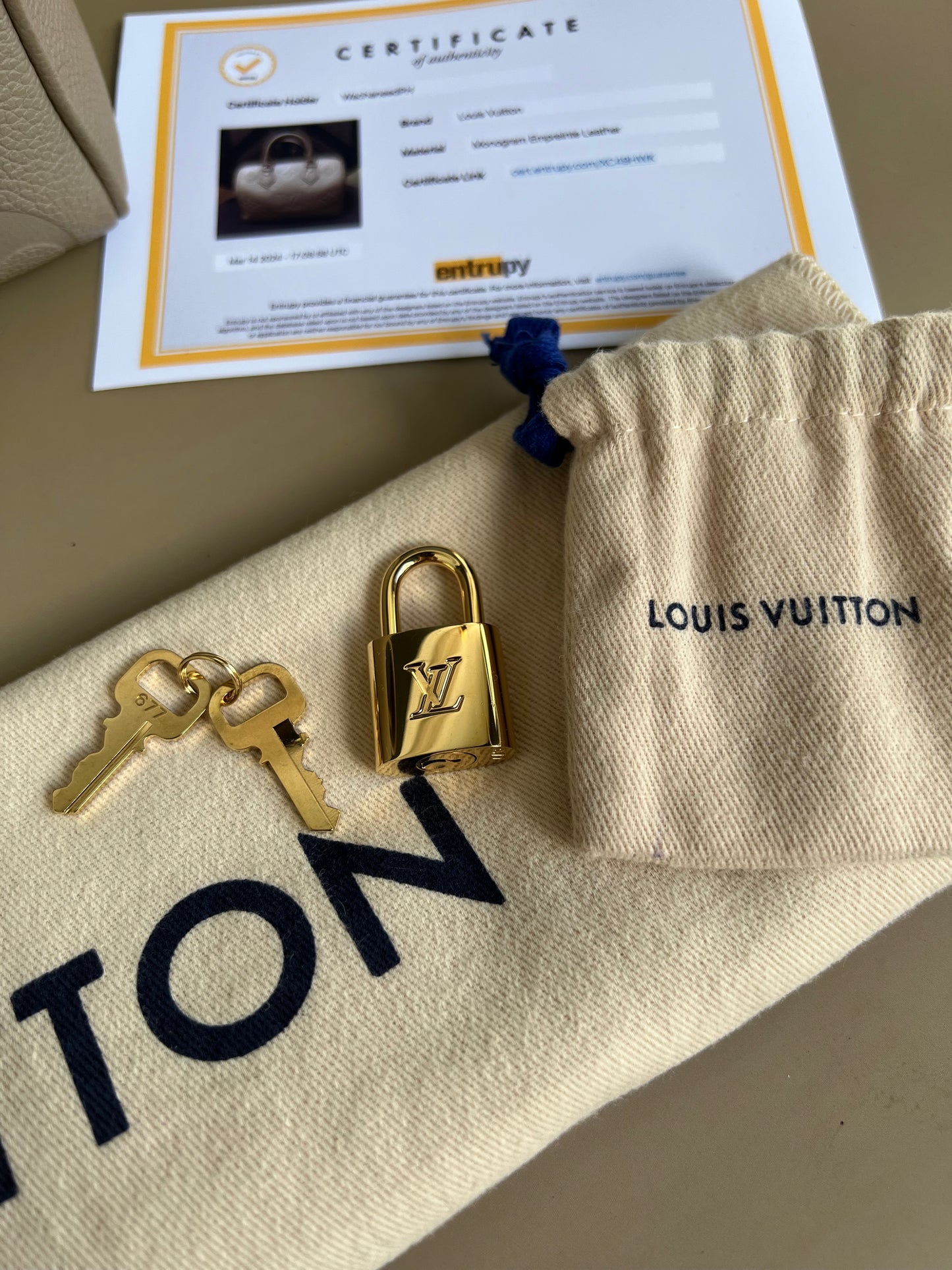 LOUIS VUITTON BANDOULIERE 25 EMPREIENTE