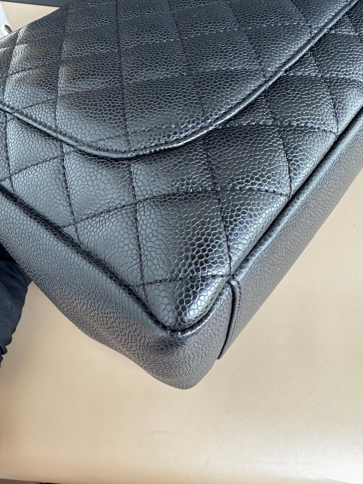 CHANEL GST BLACK