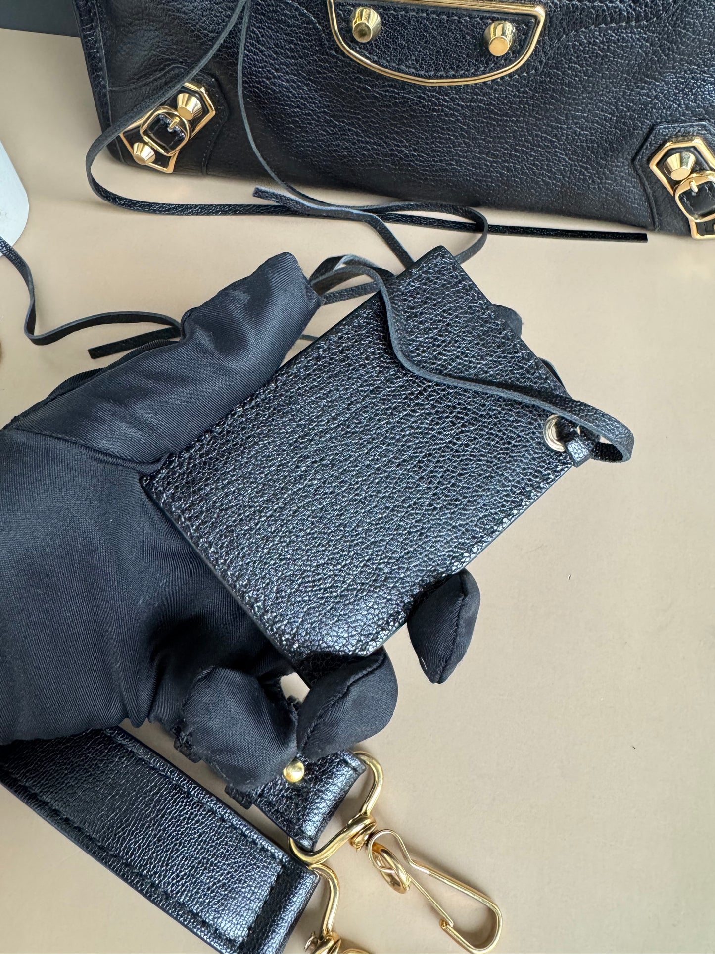 BALENCIAGA METALIC EDGE SMALL