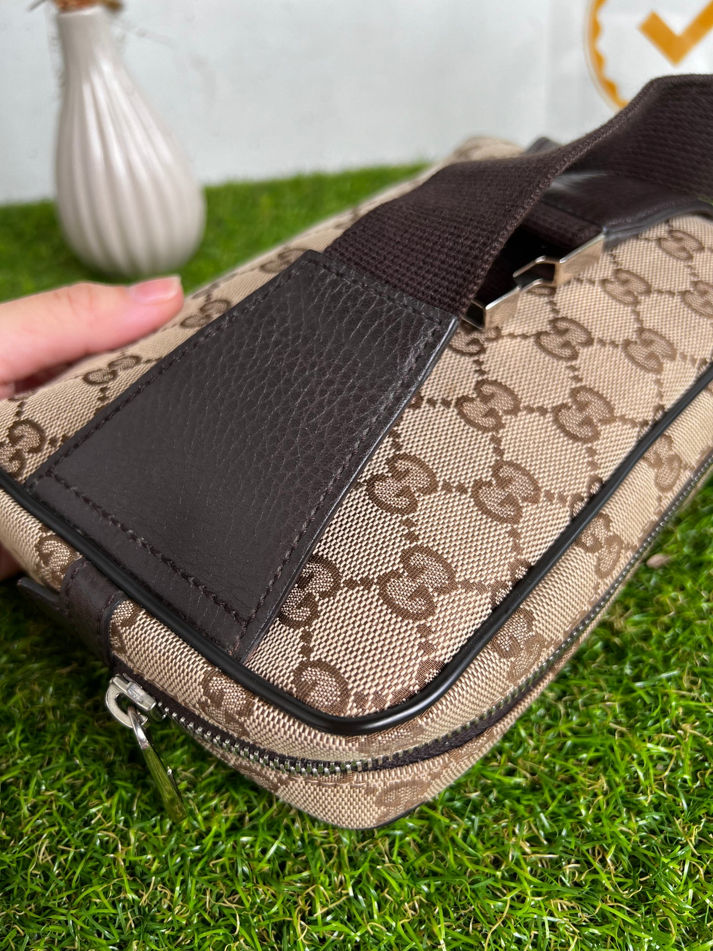 GUCCI CANVAS BELTBAG