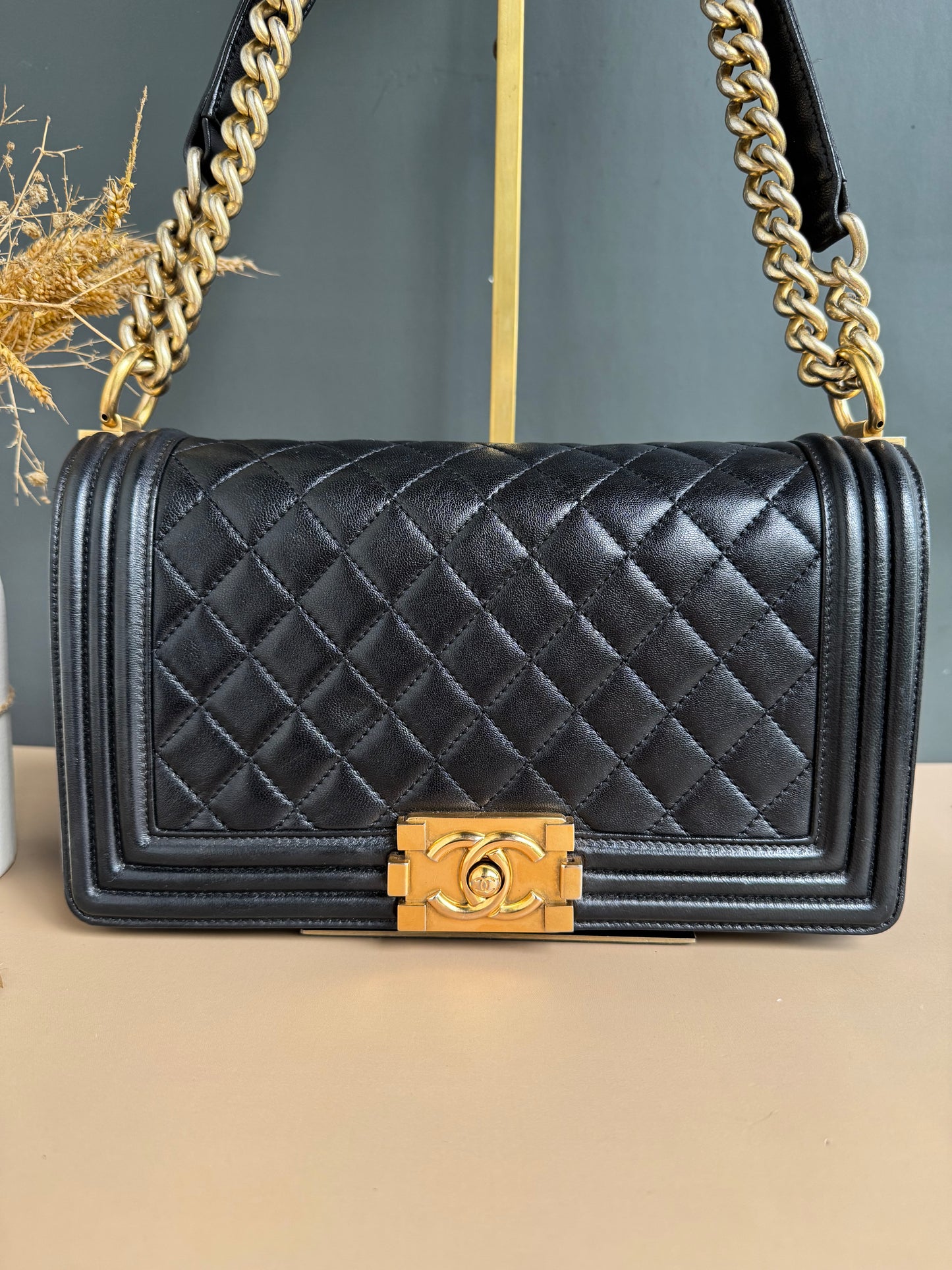 CHANEL LE BOY OLD MEDIUM