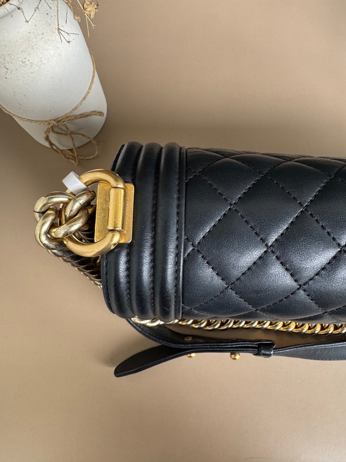 CHANEL LE BOY NEW MEDIUM LAMBSKIN