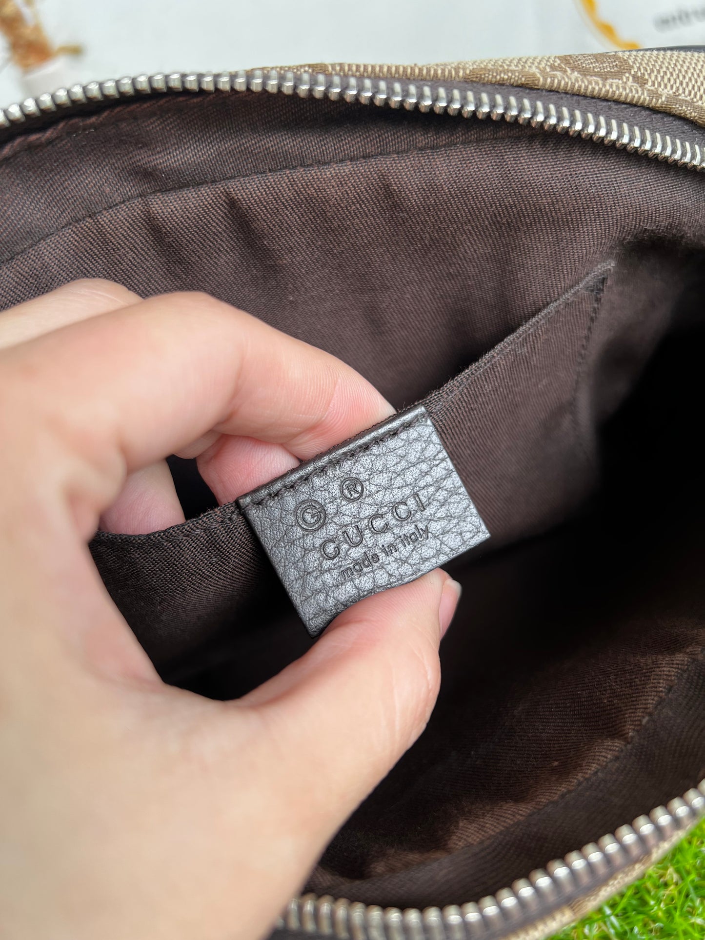 GUCCI CANVAS BELTBAG