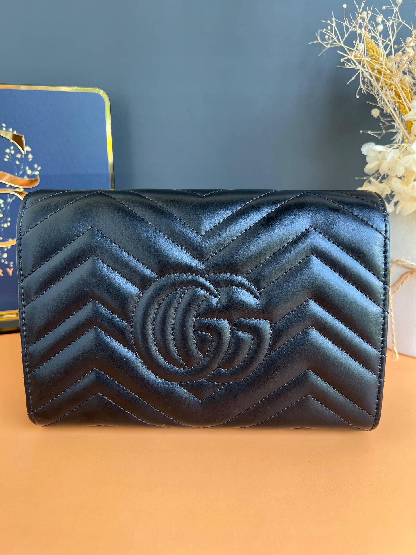 GUCCI MARMONT WALLET ON CHAIN