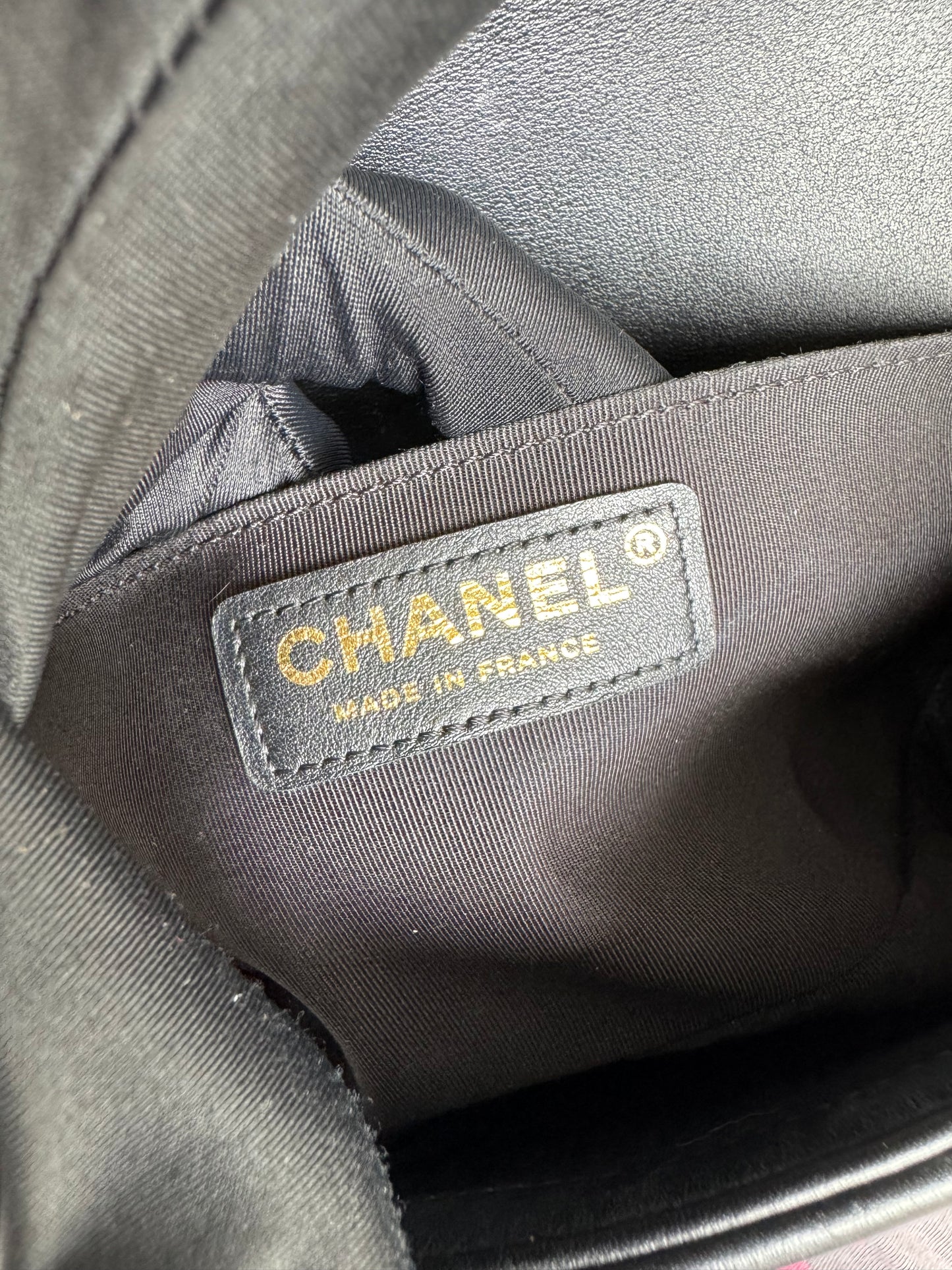 CHANEL LE BOY PEARL OLD MEDIUM LAMBSKIN