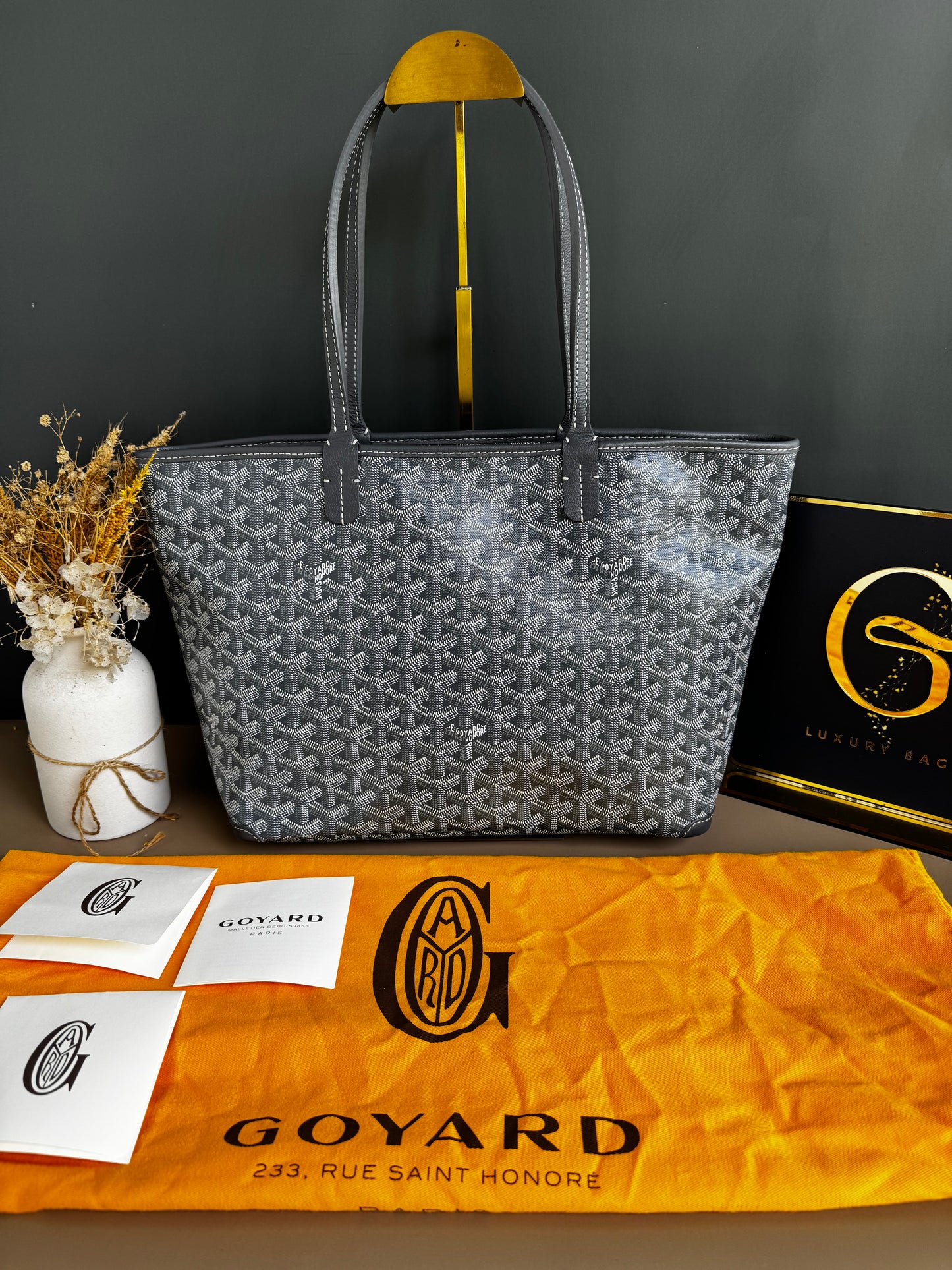 GOYARD ARTOIS PM GRAY