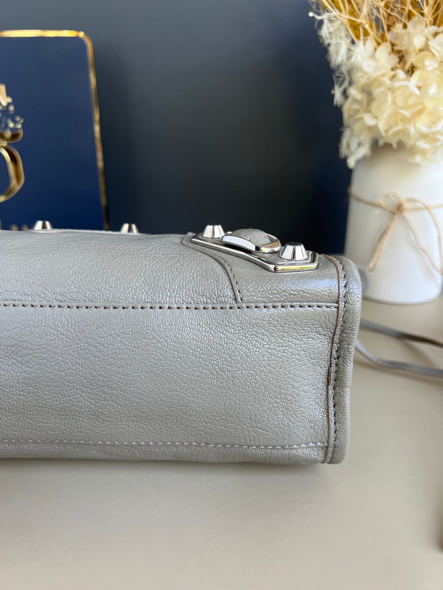 BALENCIAGA METALLIC EDGE MINI