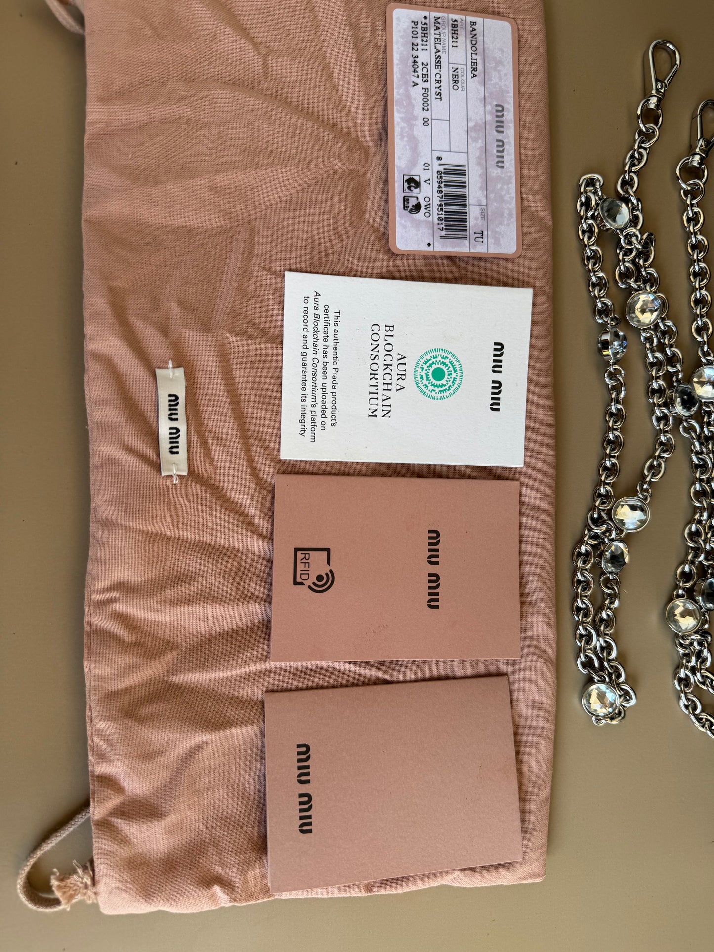 MIU MIU WANDER MULTI POCHETTE