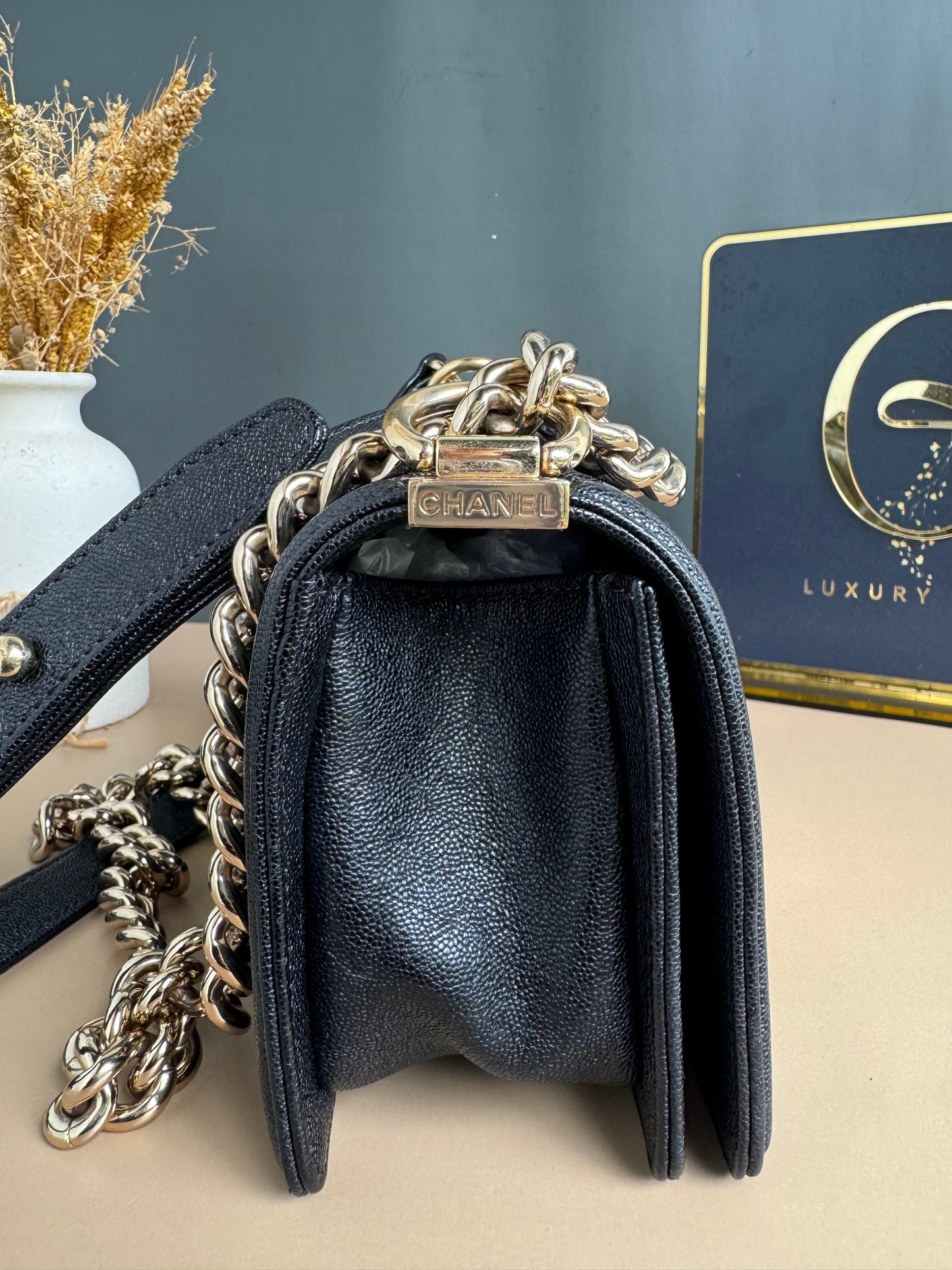 CHANEL LE BOY SMALL CAVIAR