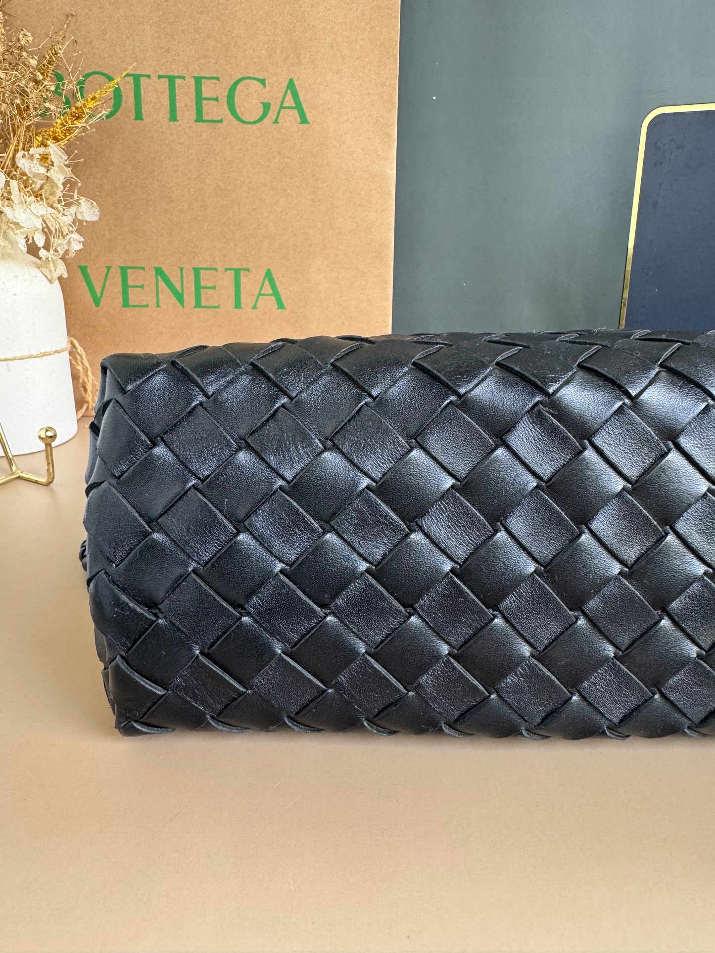 BOTTEGA VENETA ANDIAMO BLACK SMALL