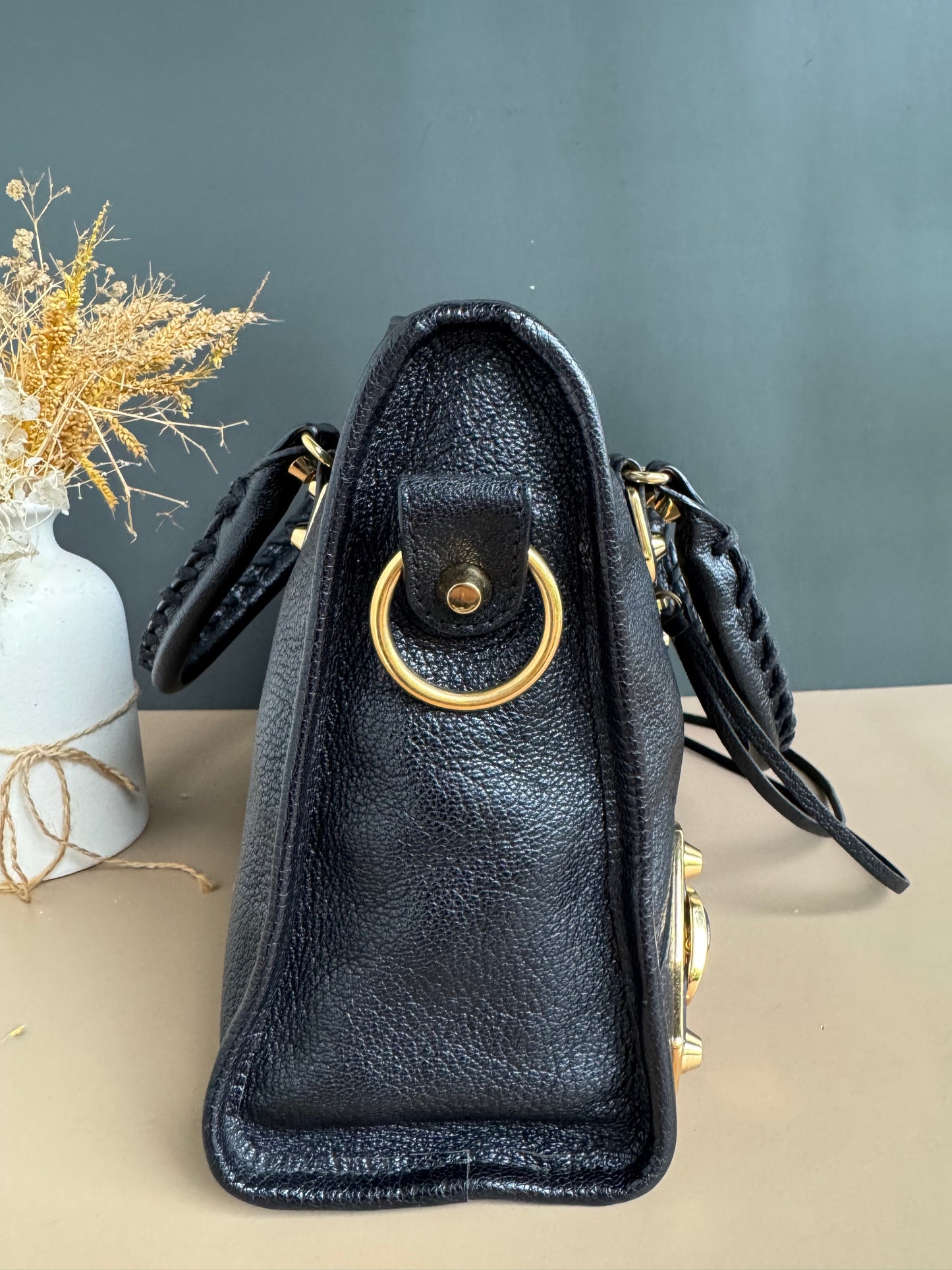 BALENCIAGA METALIC EDGE SMALL