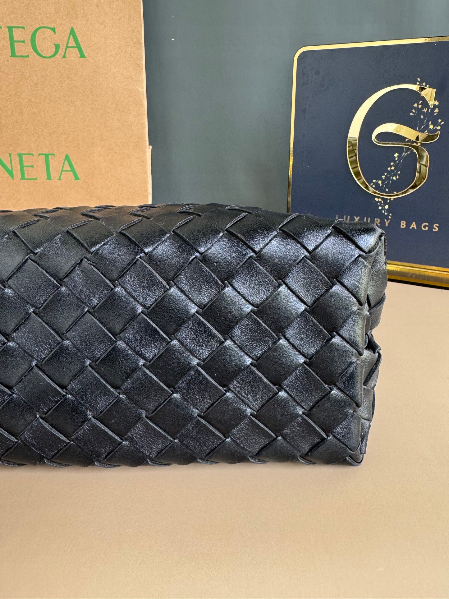 BOTTEGA VENETA ANDIAMO BLACK SMALL
