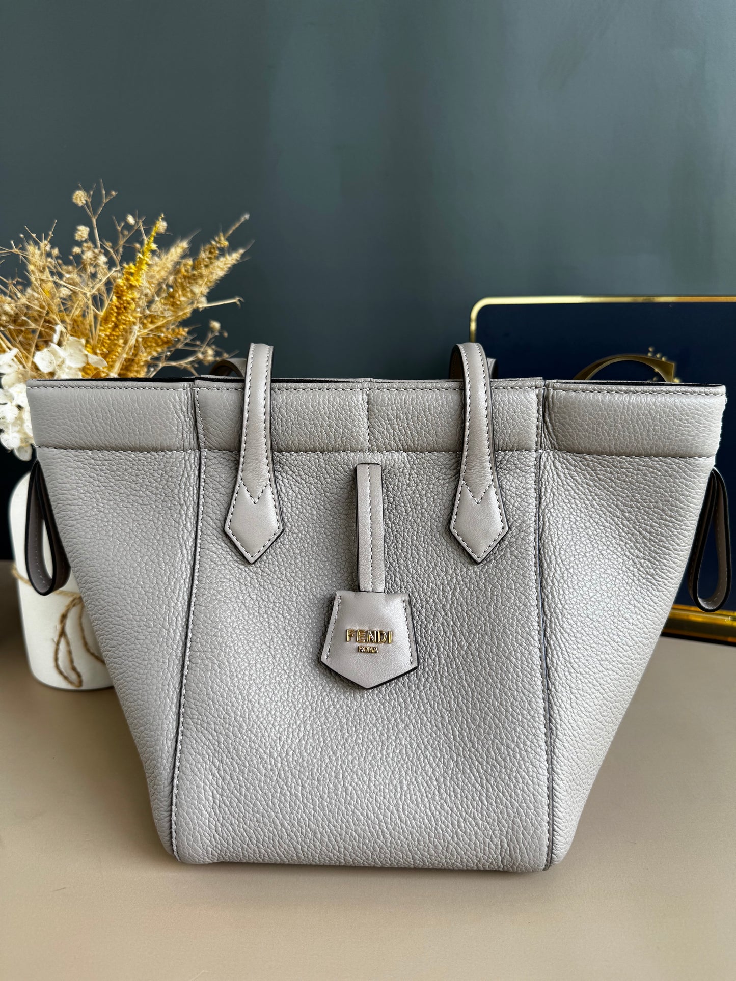FENDI ORIGAMI MINI LEATHER BAG