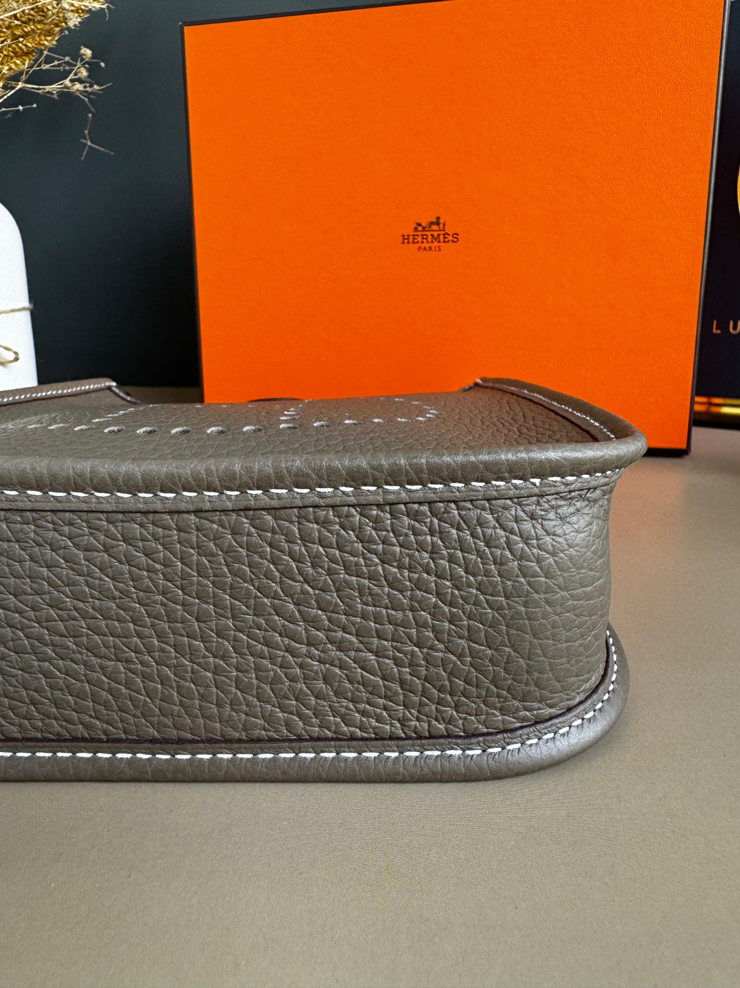 HERMES EVELYN TPM ETOUPE PHW