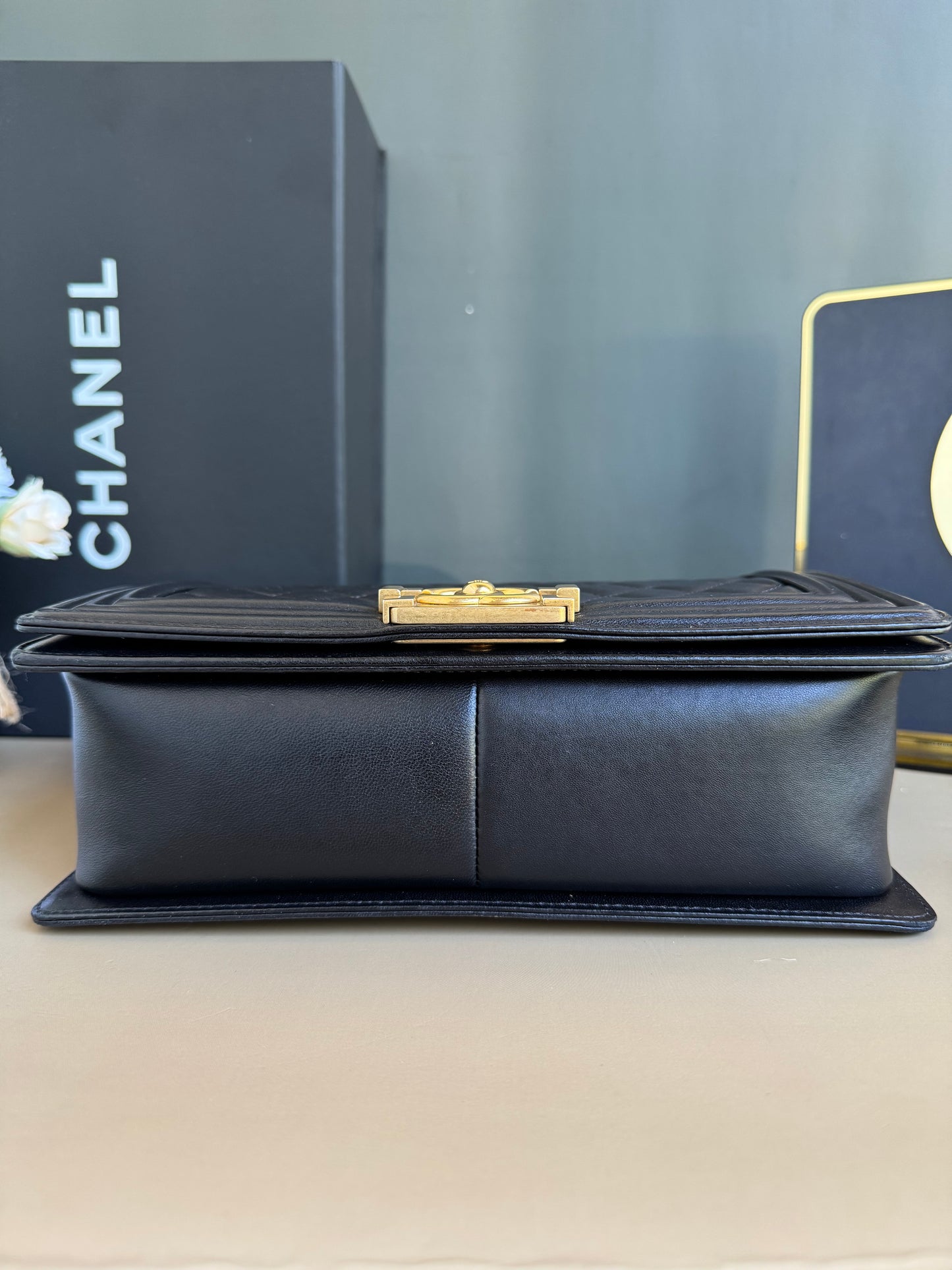 CHANEL LE BOY OLD MEDIUM