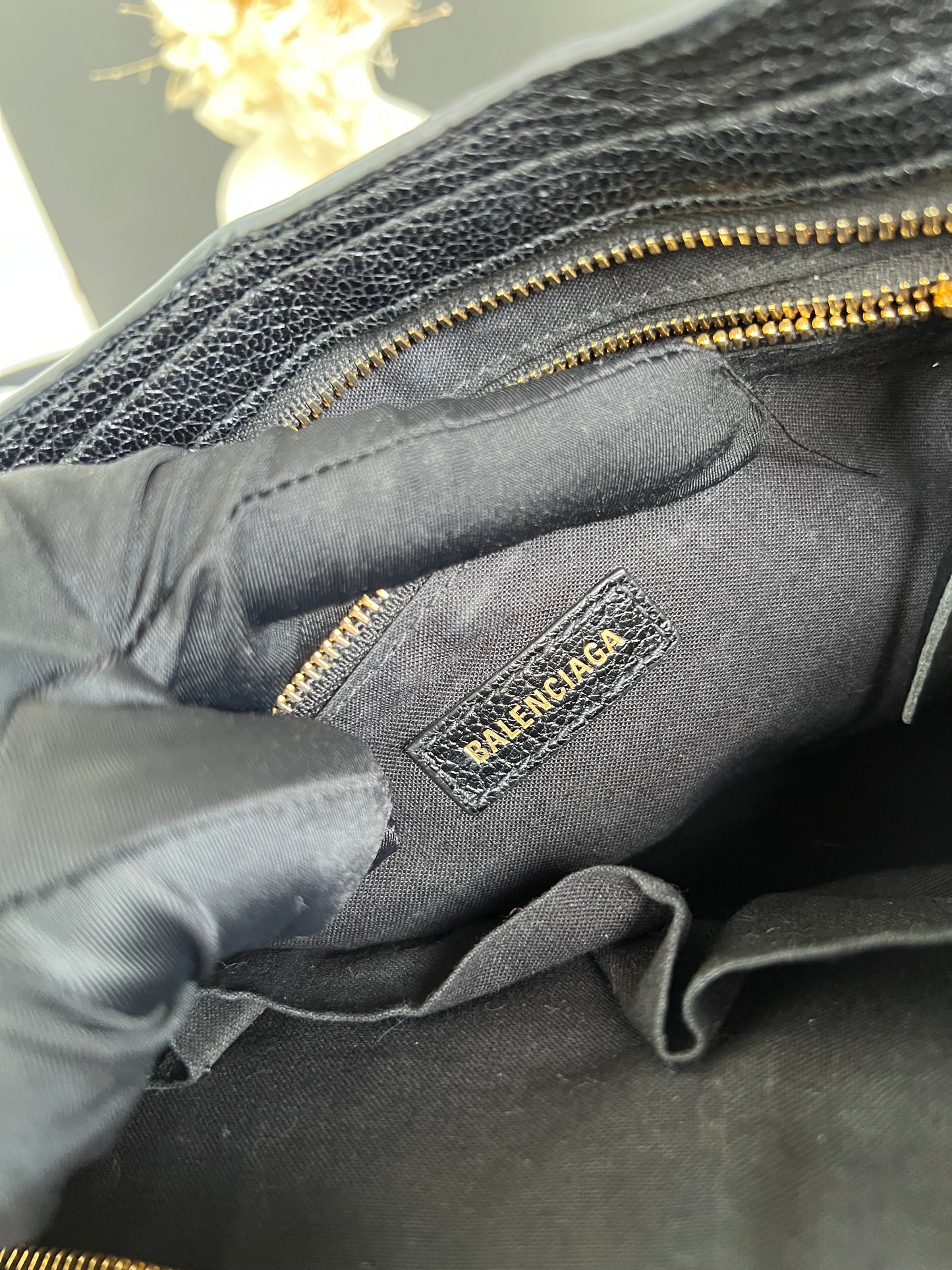 BALENCIAGA SMALL METALLIC EDGE