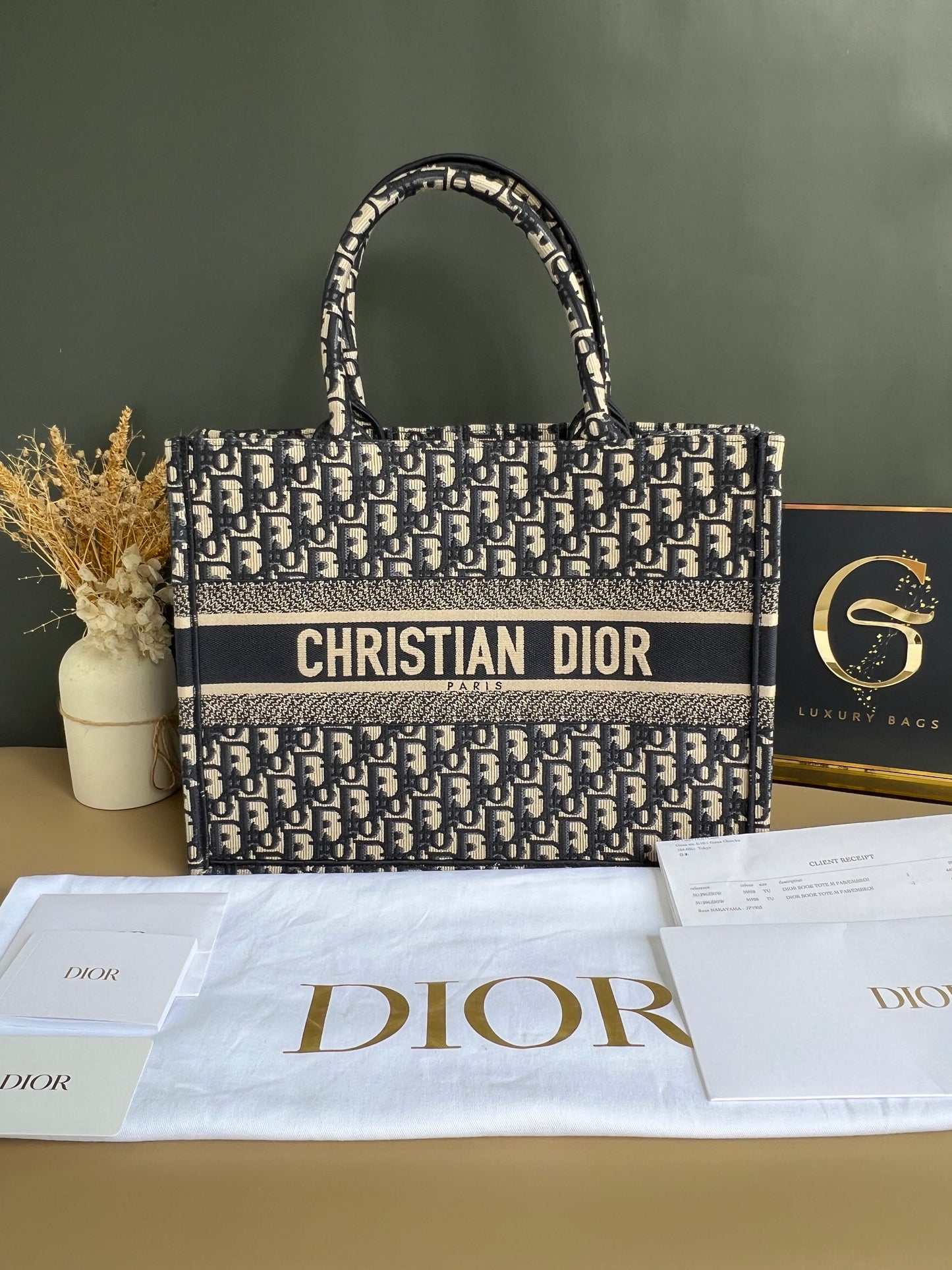 CHRISTIAN DIOR BOOKTOTE MEDIUM
