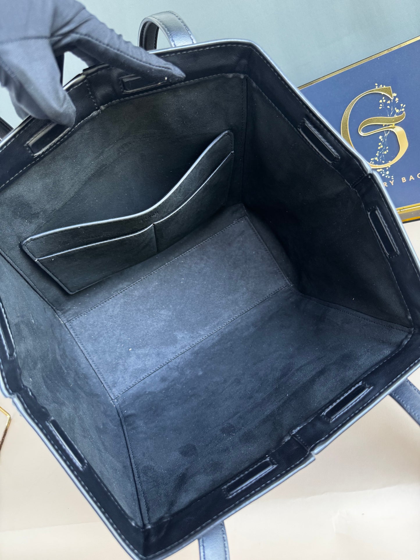 FENDI ORIGAMI MEDIUM LEATHER BAG
