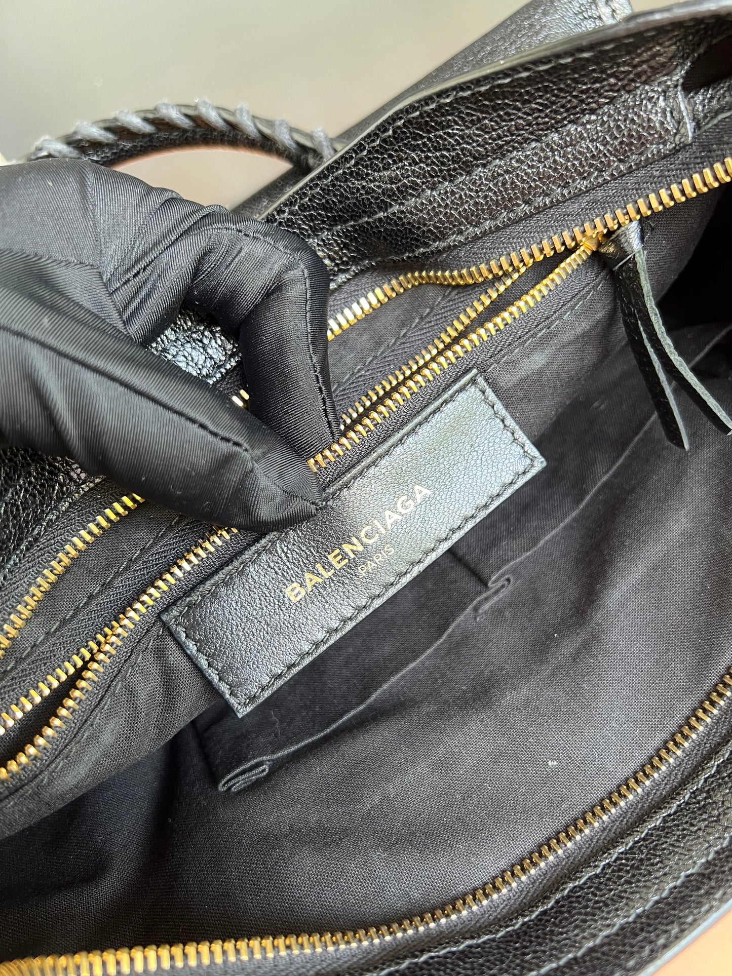 BALENCIAGA SMALL METALLIC EDGE